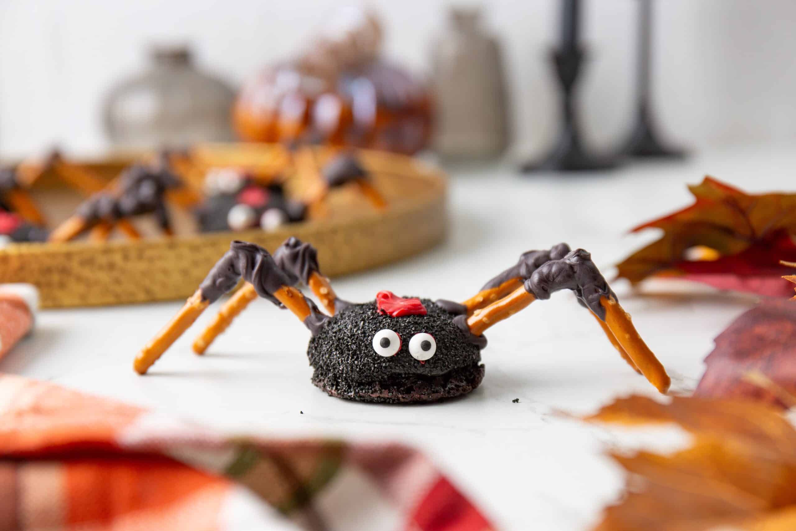 brownie spider for Halloween