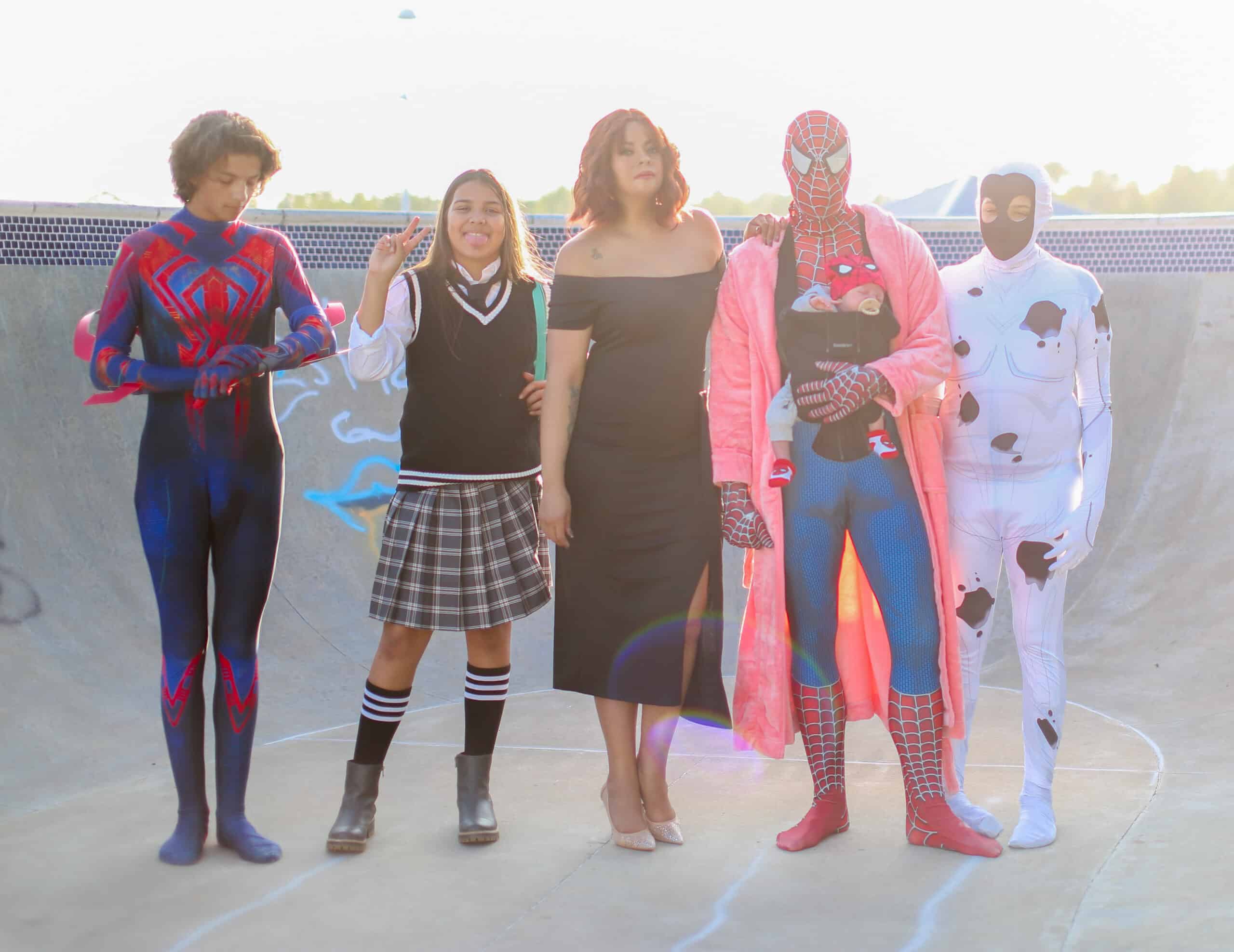 Across the Spider-Verse costumes for Halloween by XOXO Terri