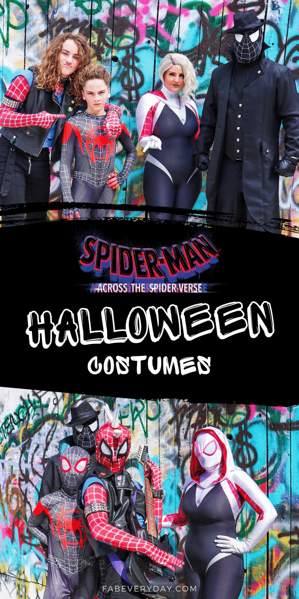 Family Spider-Verse Costumes for Halloween - Fab Everyday