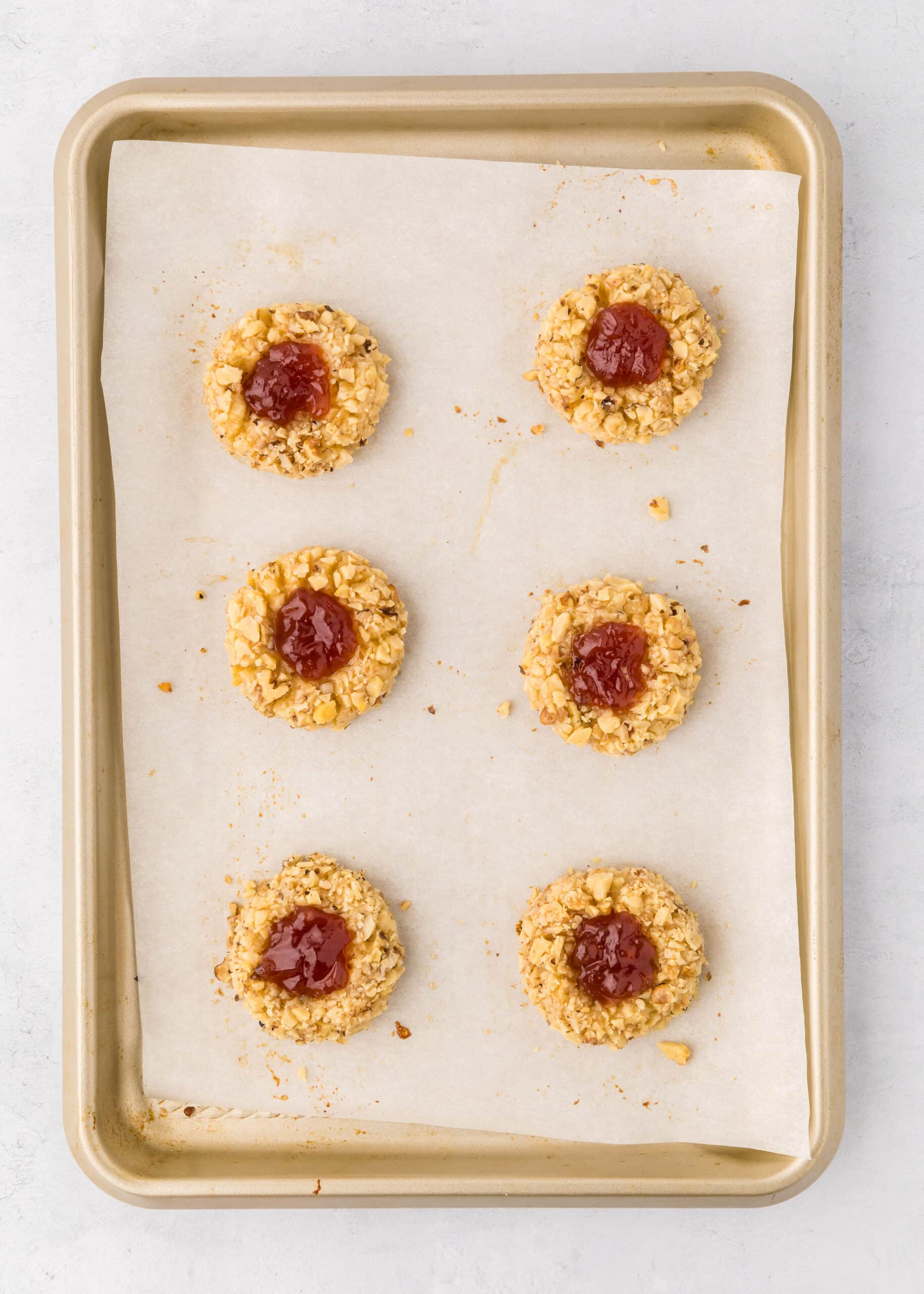 classic raspberry thumbprint cookies