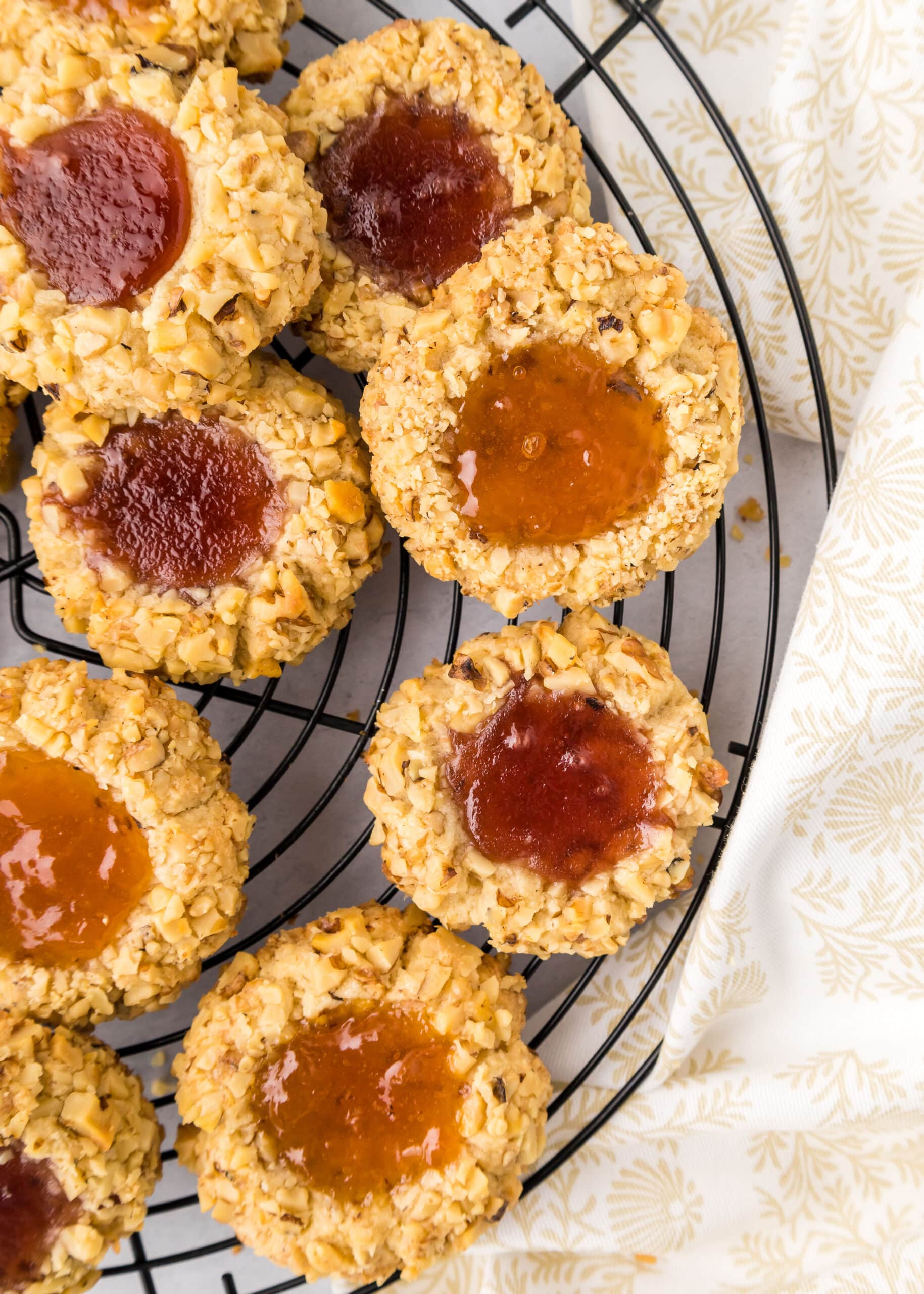 old-fashioned thumbprint cookies