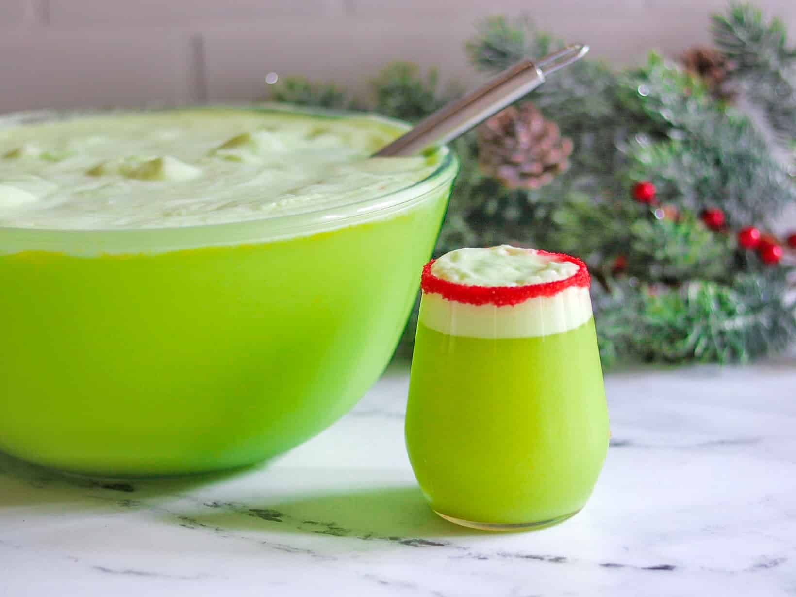 non-alcoholic Grinch Punch recipe