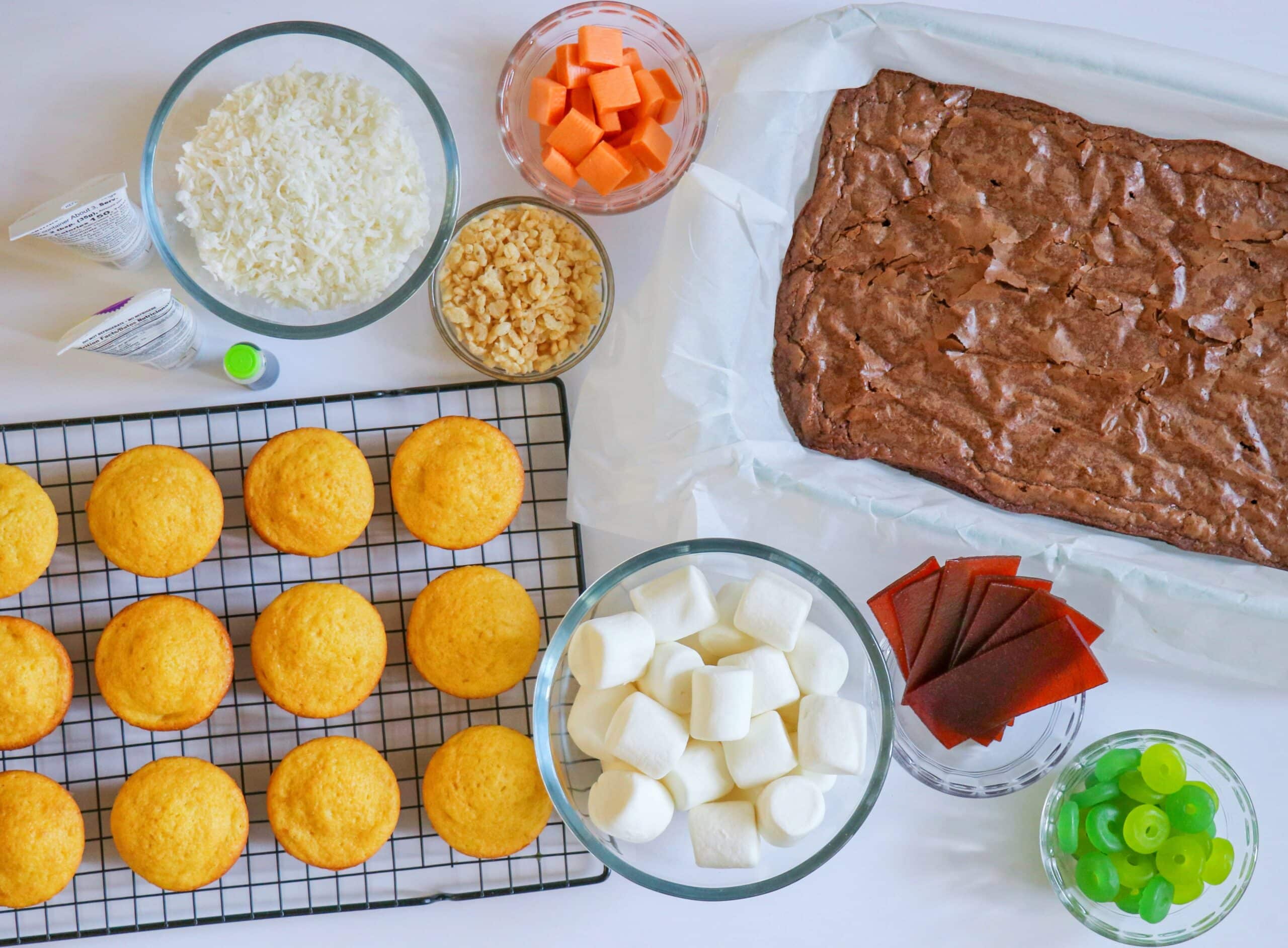 how to make Krabby Patty Cupcakes