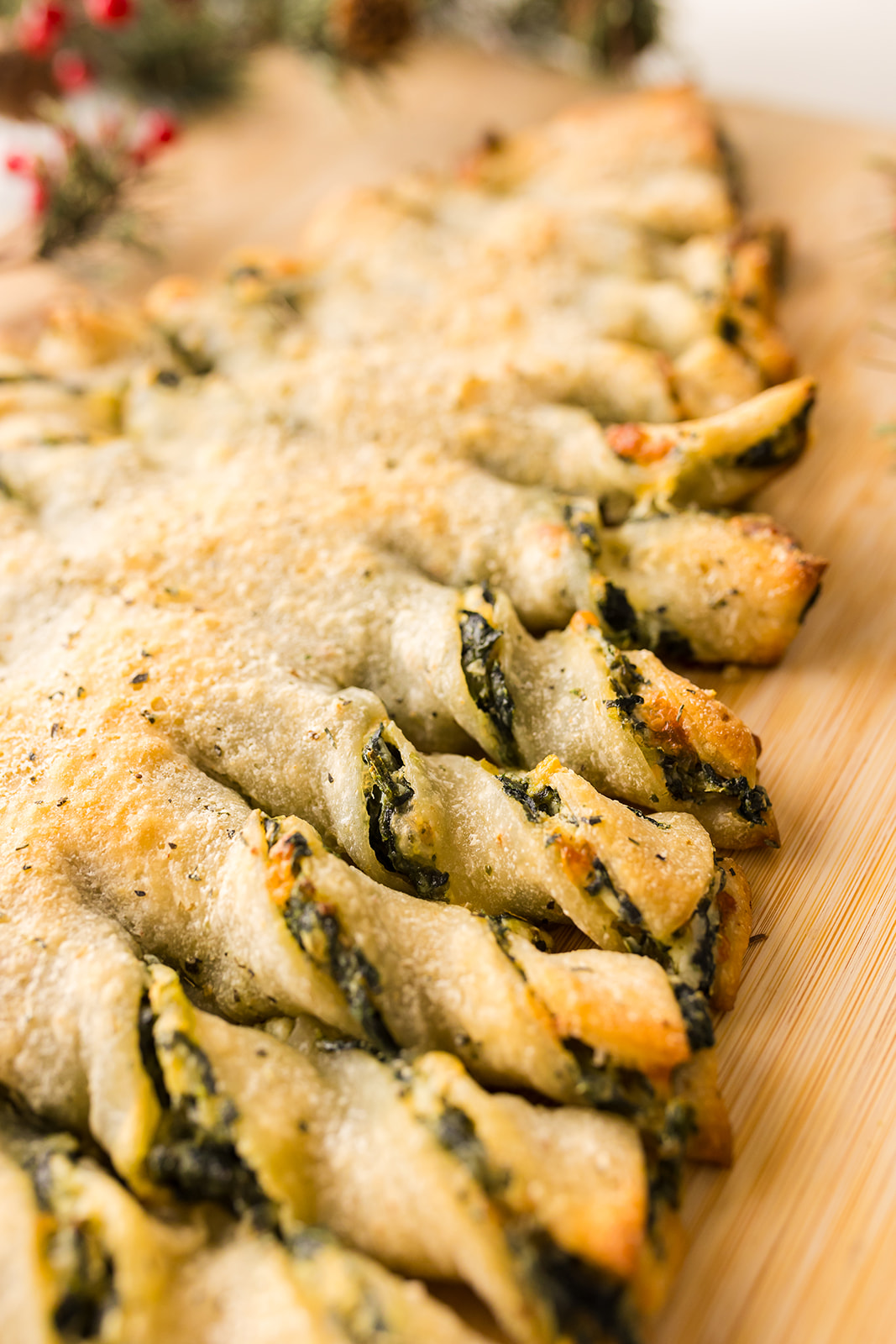 Christmas tree pull apart appetizer