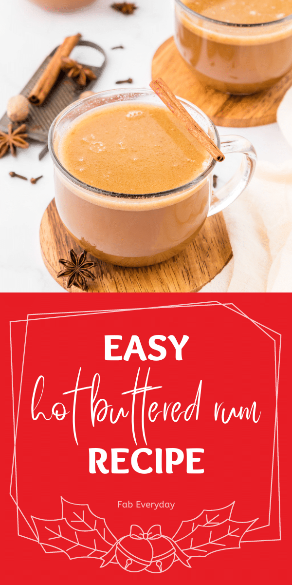 recipe for hot buttered rum