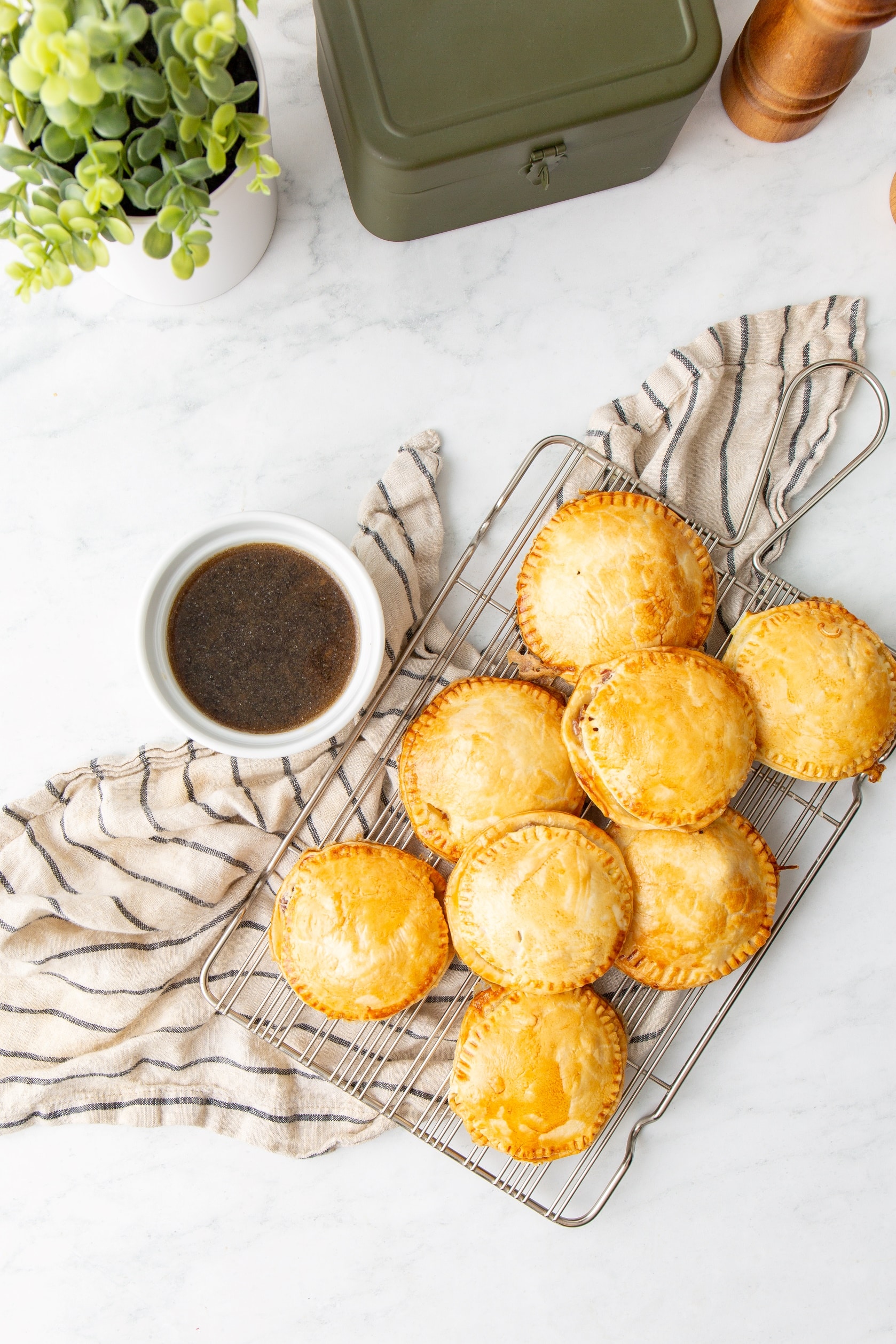 French Dip Hand Pies (mini beef pies)