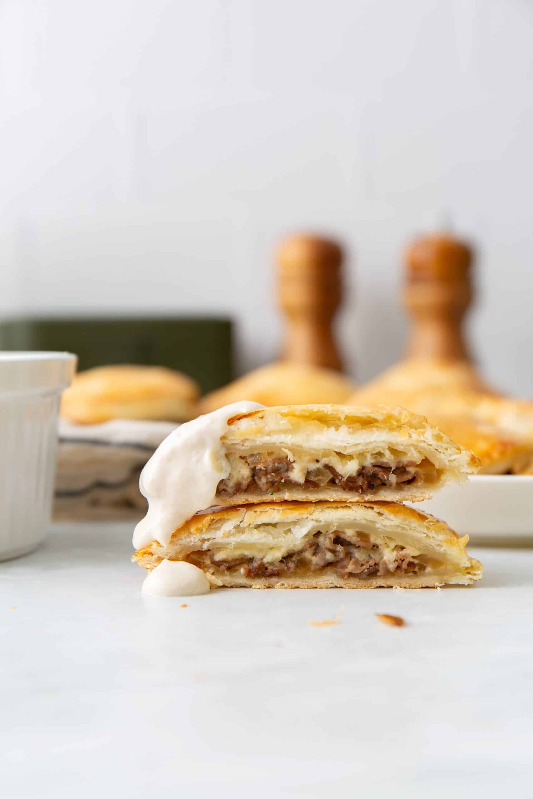 French Dip Hand Pies (mini beef pies)