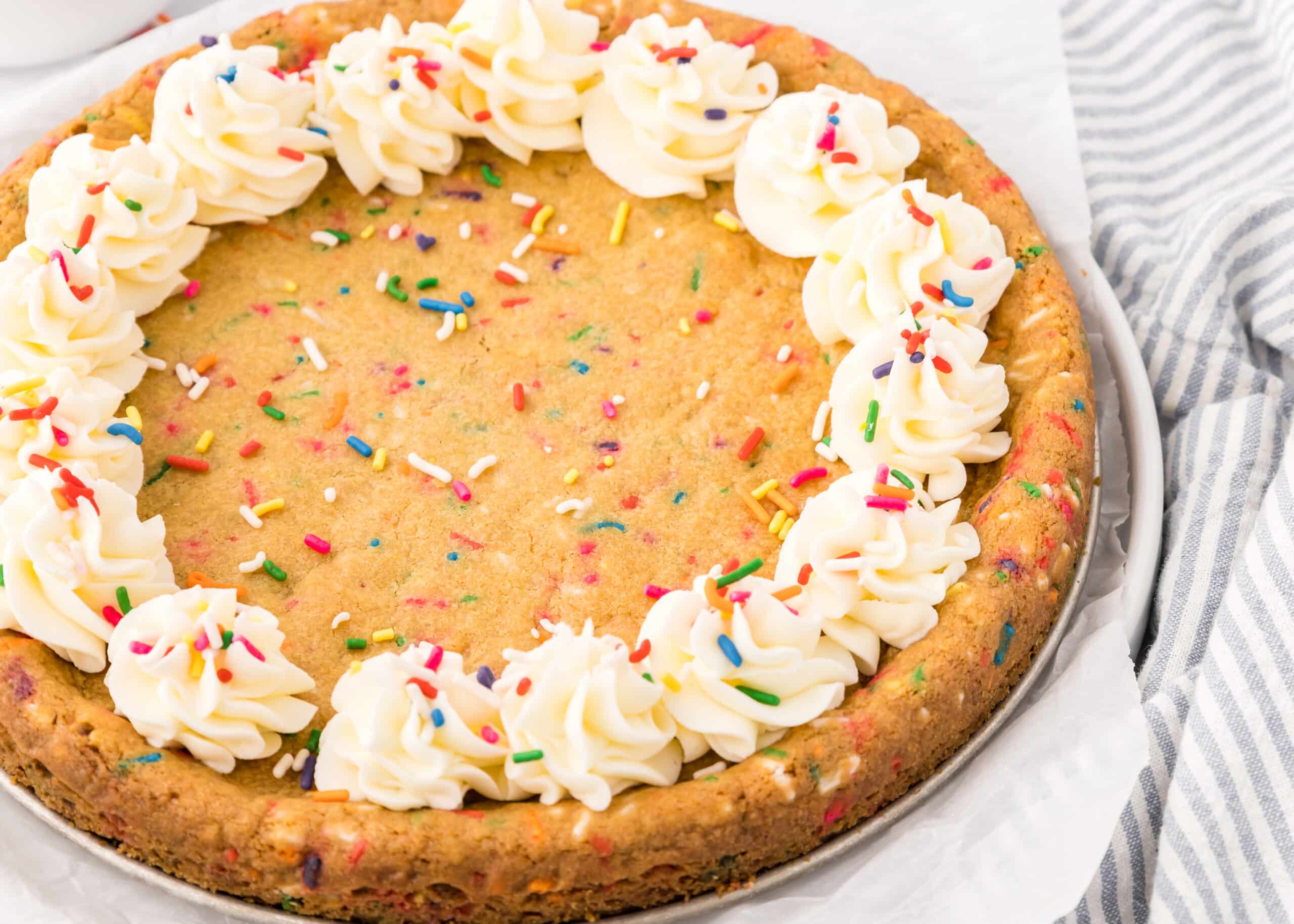 cookie cake recipe Funfetti