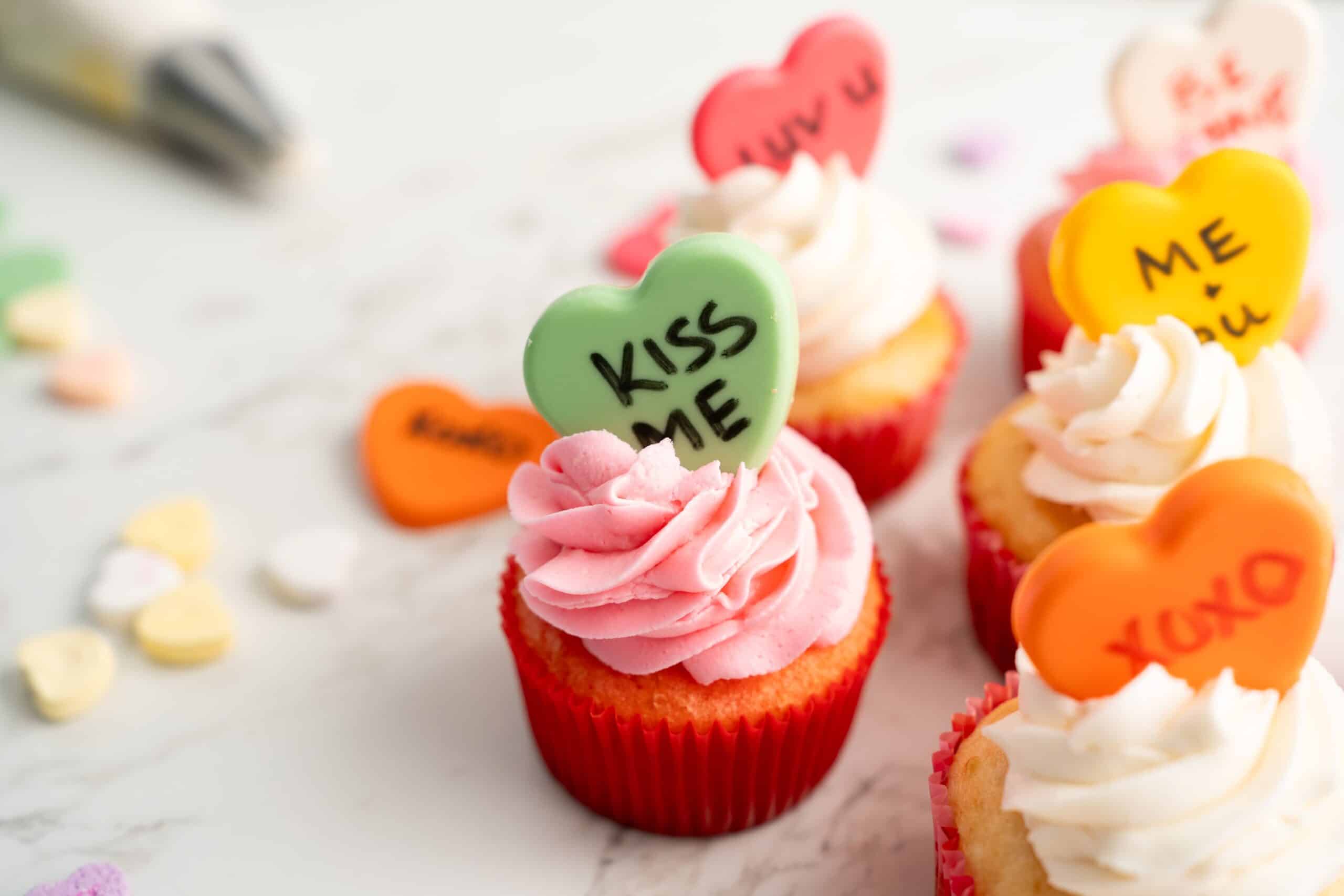 Valentine's Day cupcake topper ideas