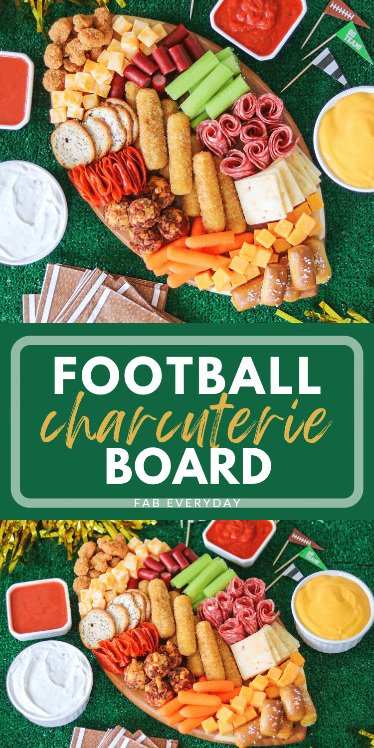 Football Charcuterie Board