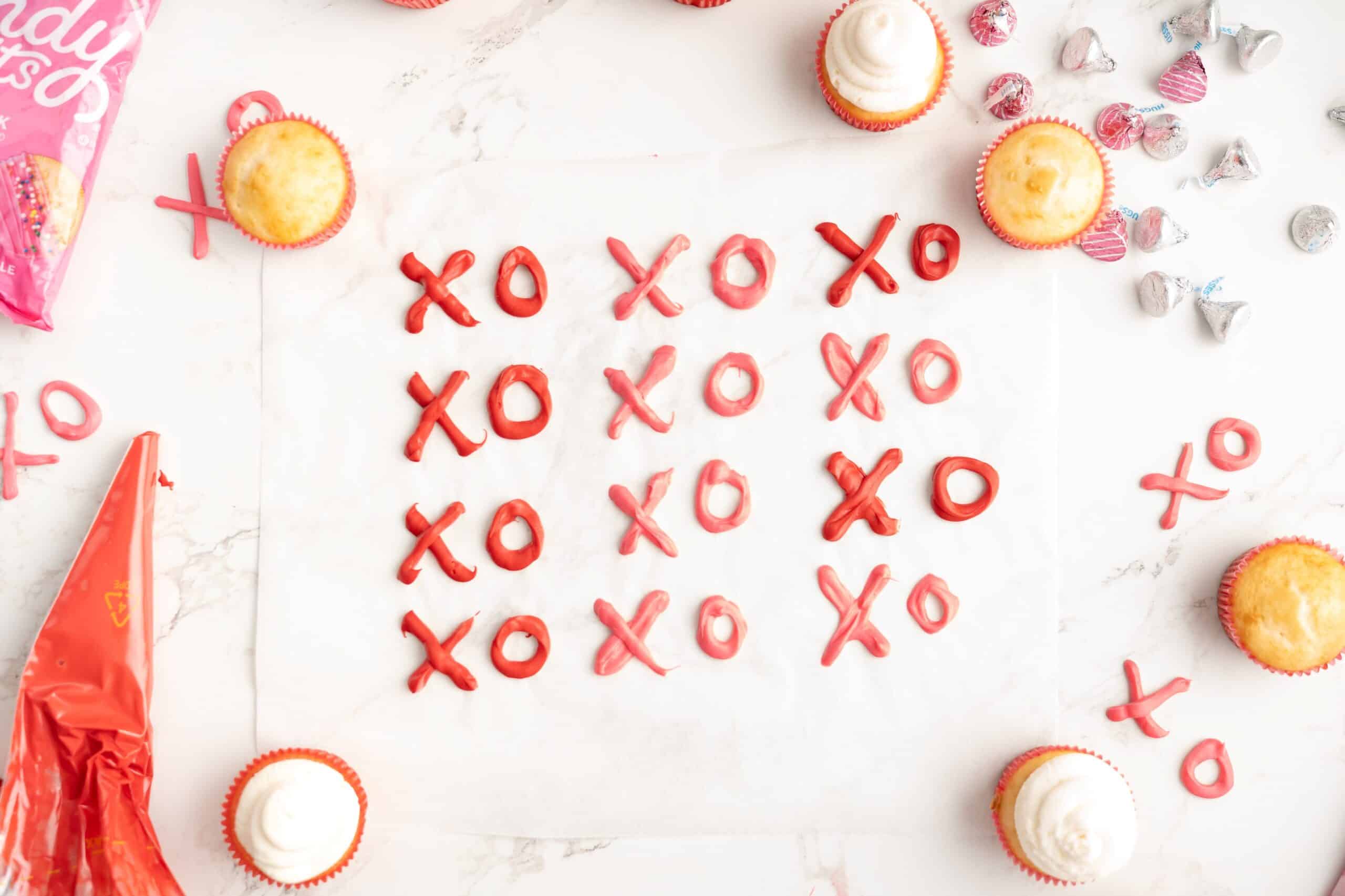 Valentine's cupcake toppers