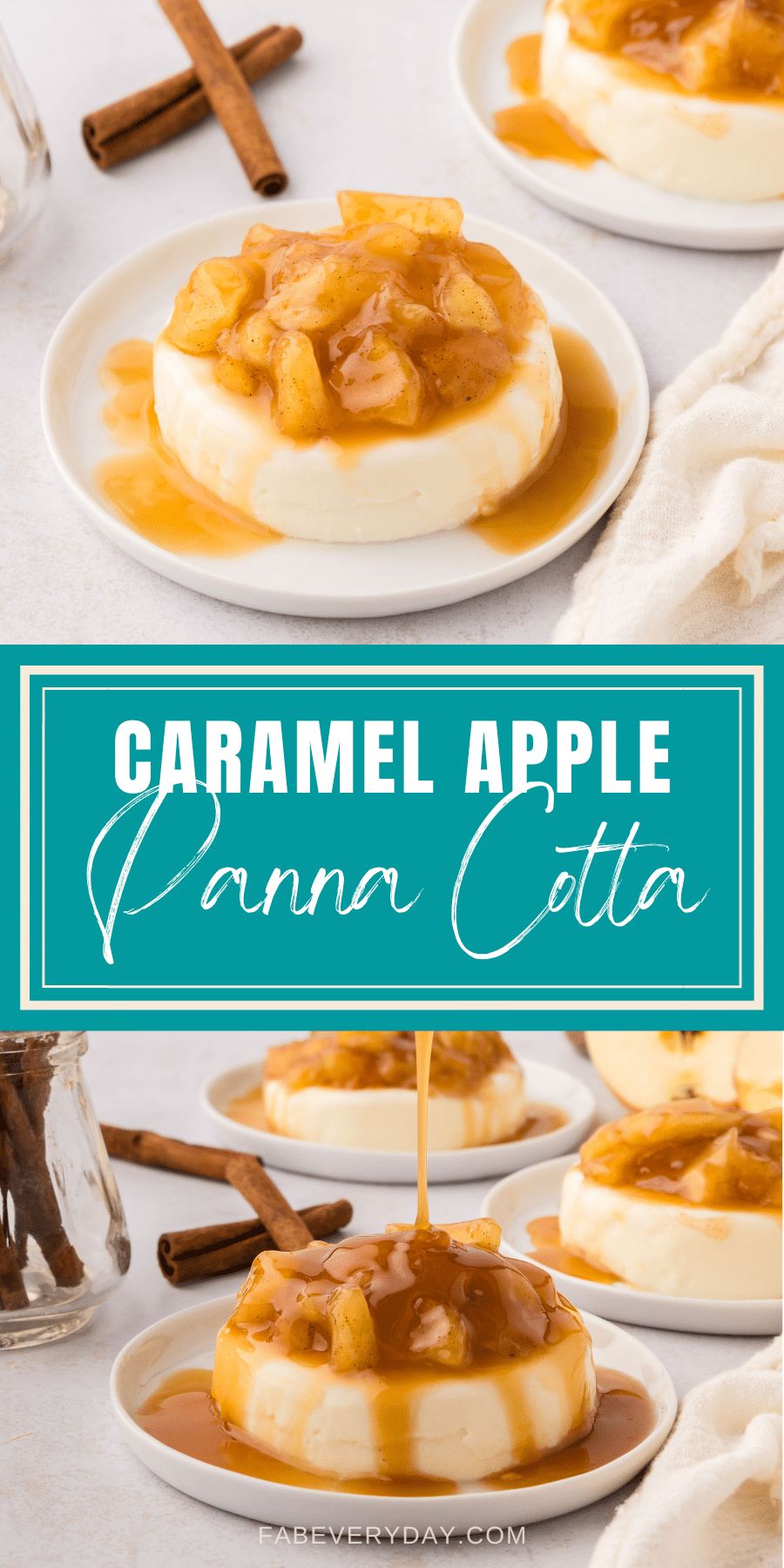 Caramel Apple Panna Cotta (cinnamon panna cotta recipe)