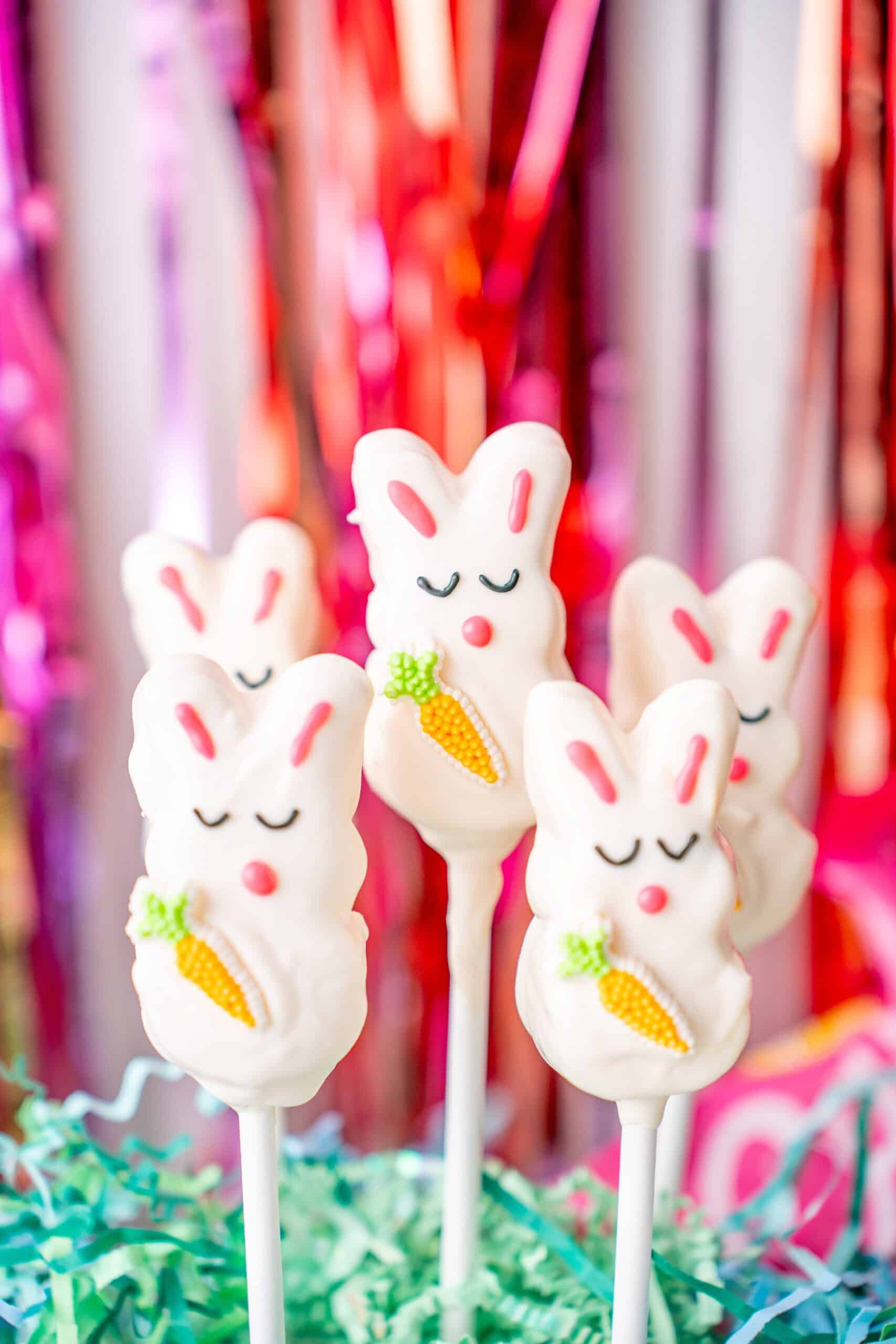 Easter Bunny Pops (Peeps pops)