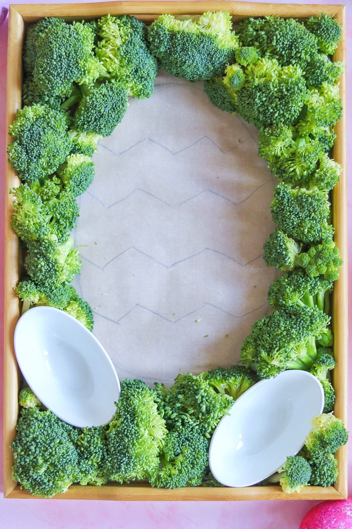 how to make an Easter veggie platter