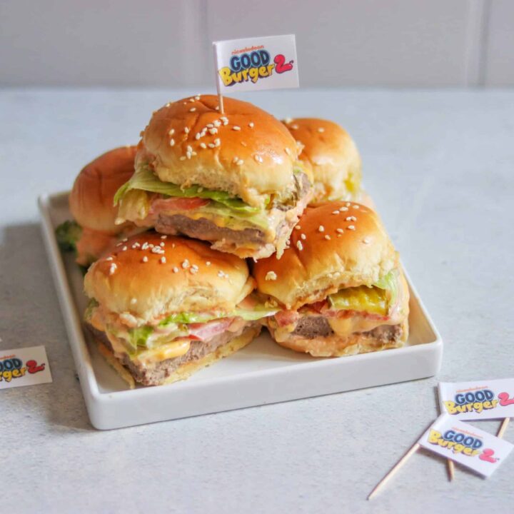 Good Burger Sliders (Good Burger movie recipe with Good Burger Ed Sauce recipe)