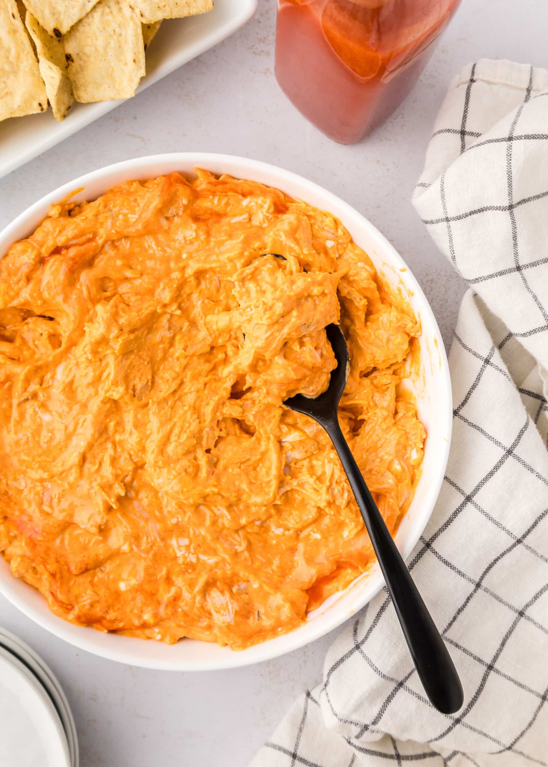 recipe for no bake buffalo chicken dip without ranch