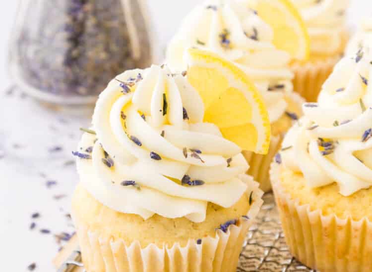 Lemon Lavender Cupcakes recipe