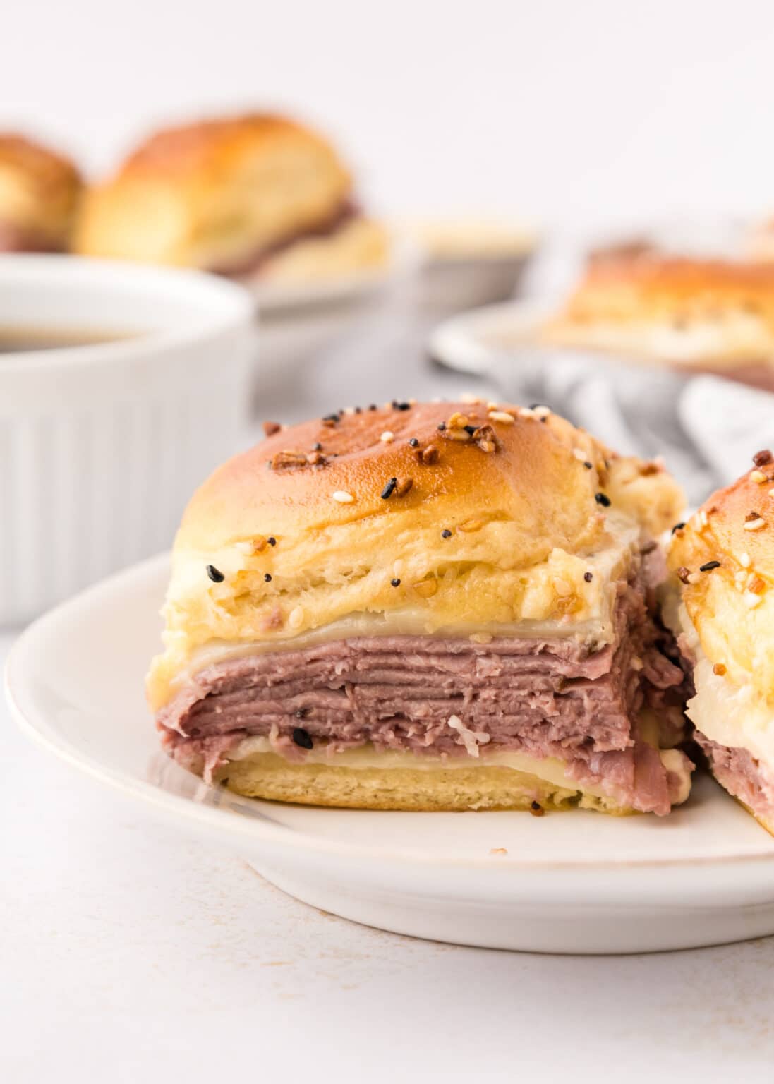 Roast Beef Sliders on Hawaiian Rolls Fab Everyday