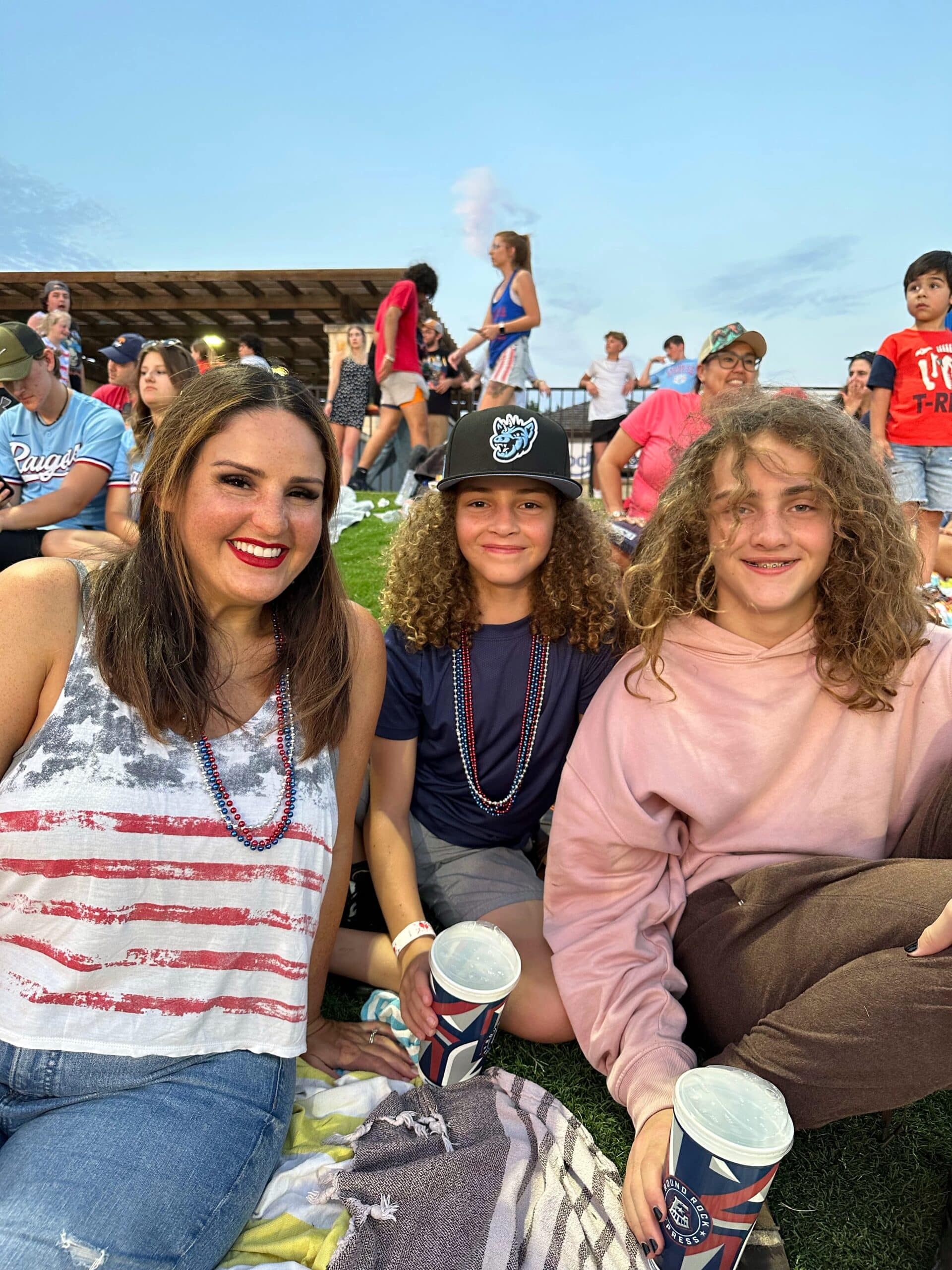Round Rock Express baseball game on 4th of July