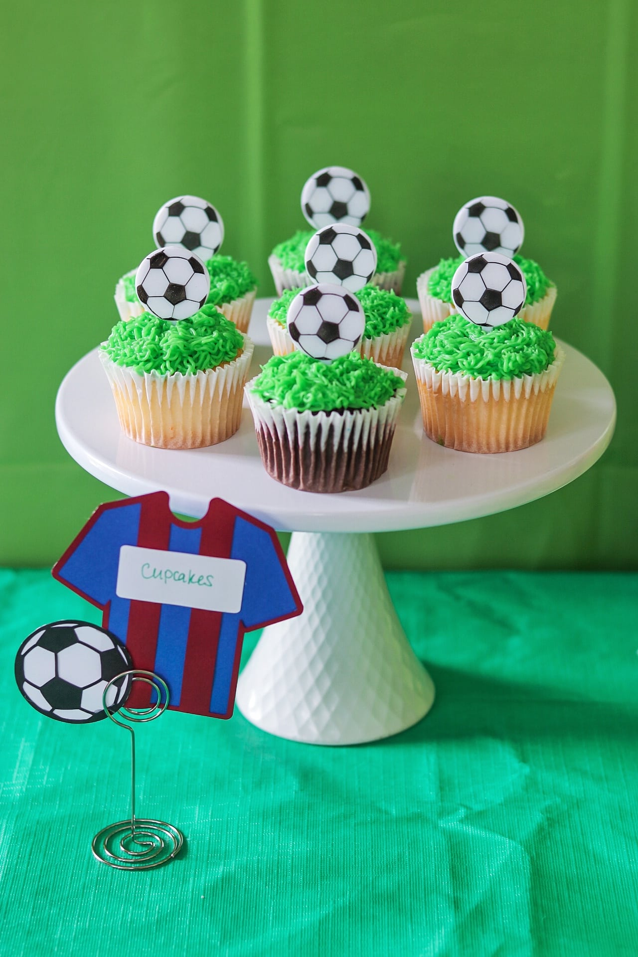 homemade soccer party decorations and soccer party food ideas
