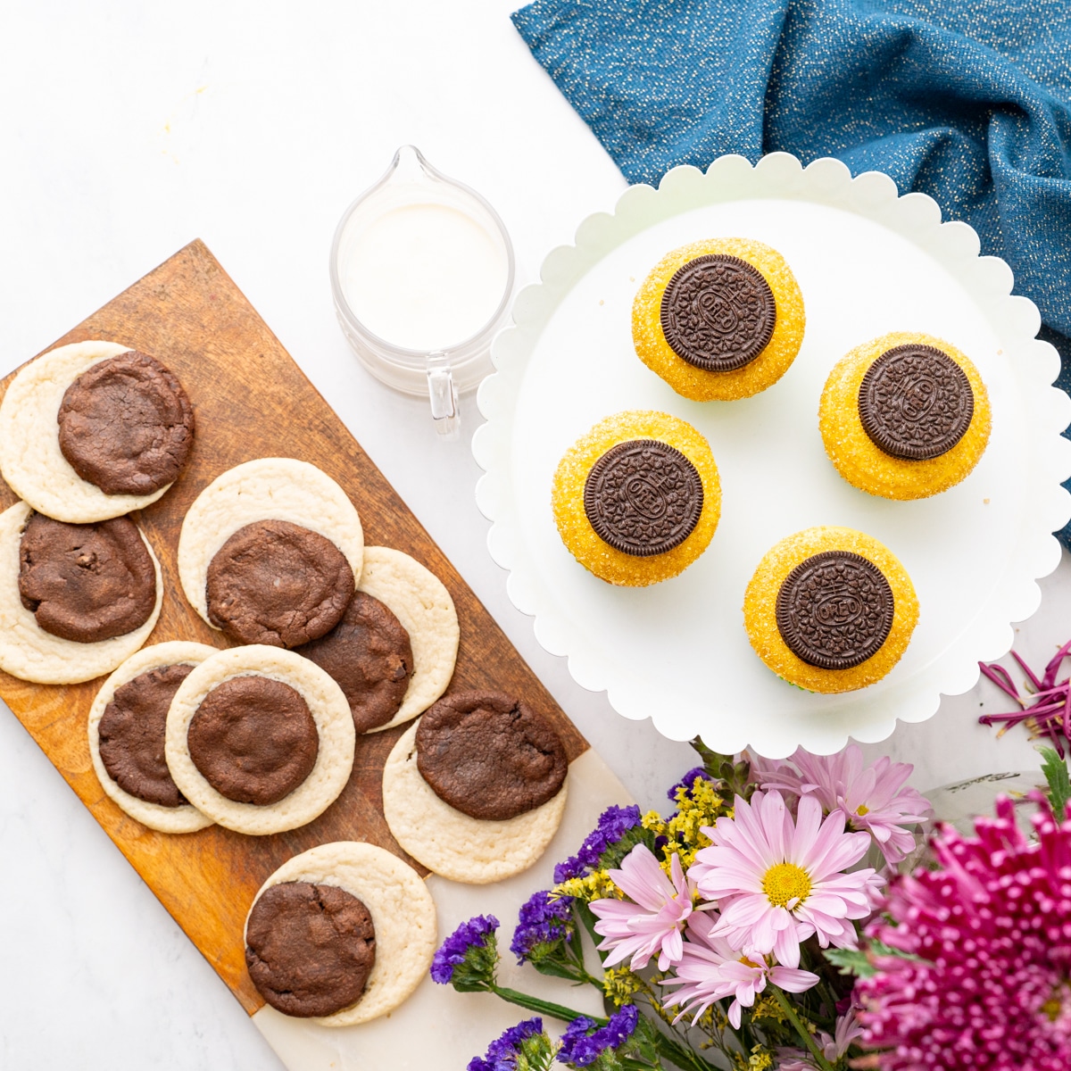Solar Eclipse Cookies and Solar Eclipse Cupcakes (solar eclipse menu ideas)