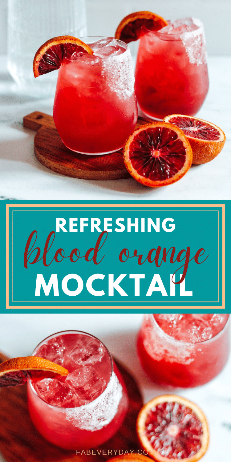 blood orange mocktail recipe