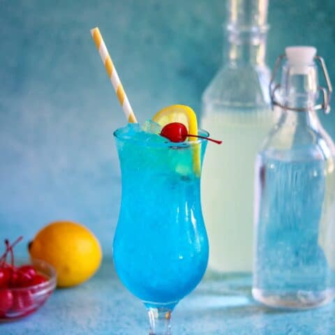 Blue Lagoon Mocktail Recipe (non-alcoholic Blue Lagoon drink)