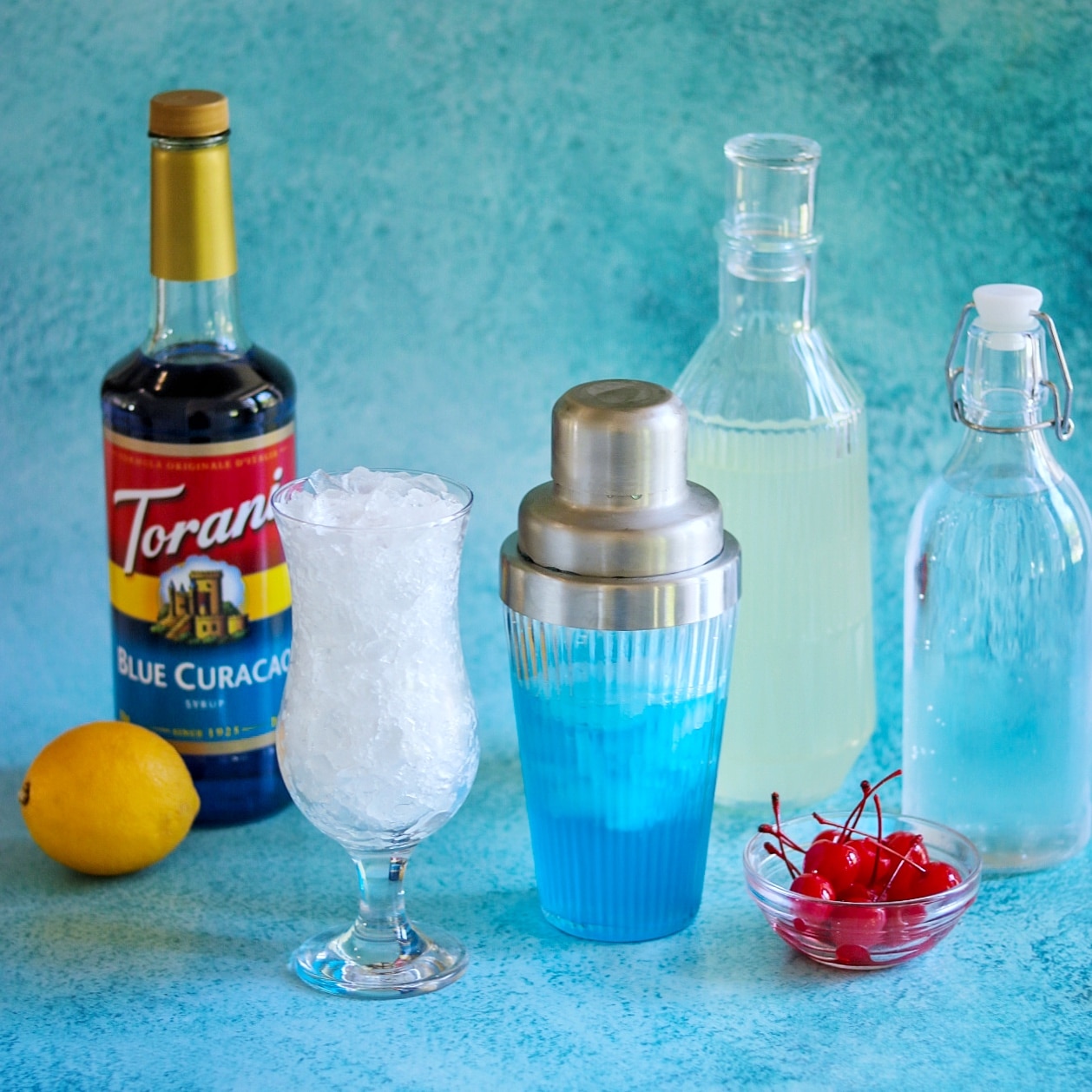 recipe for blue lagoon mocktail