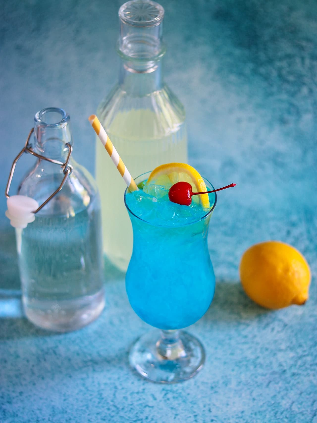 recipe for blue lagoon mocktail (non alcoholic blue lagoon drink)