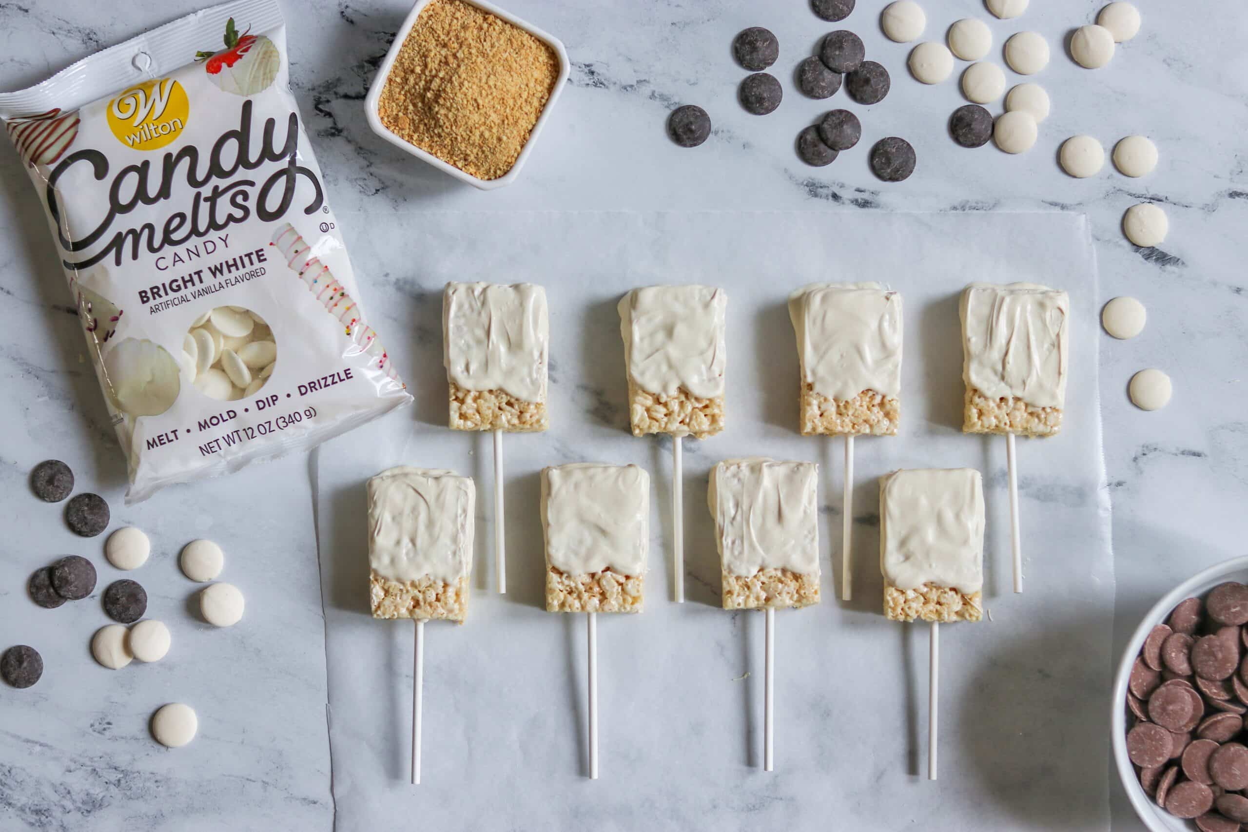 how to make smores pops