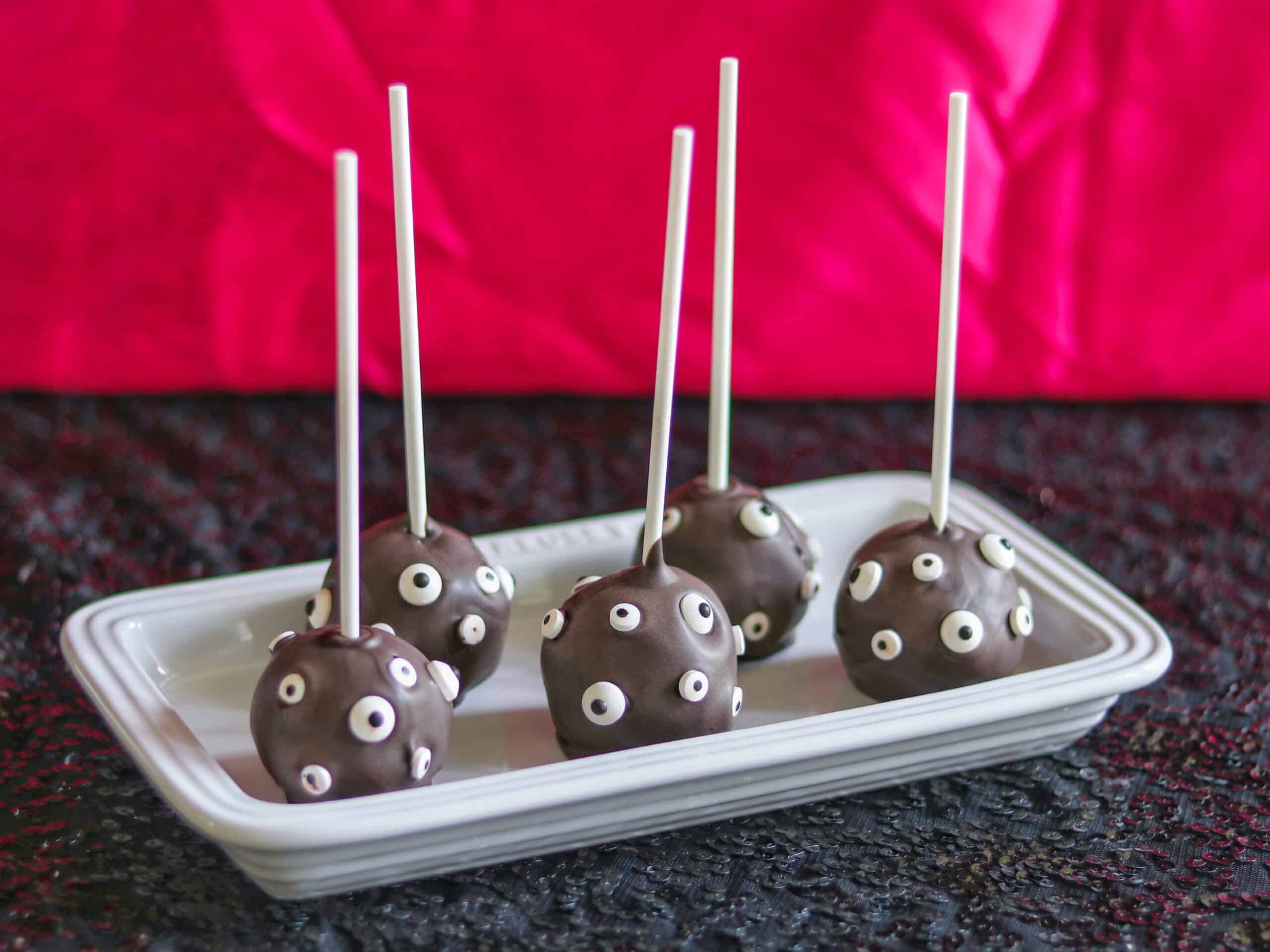 Draculaura party cake balls
