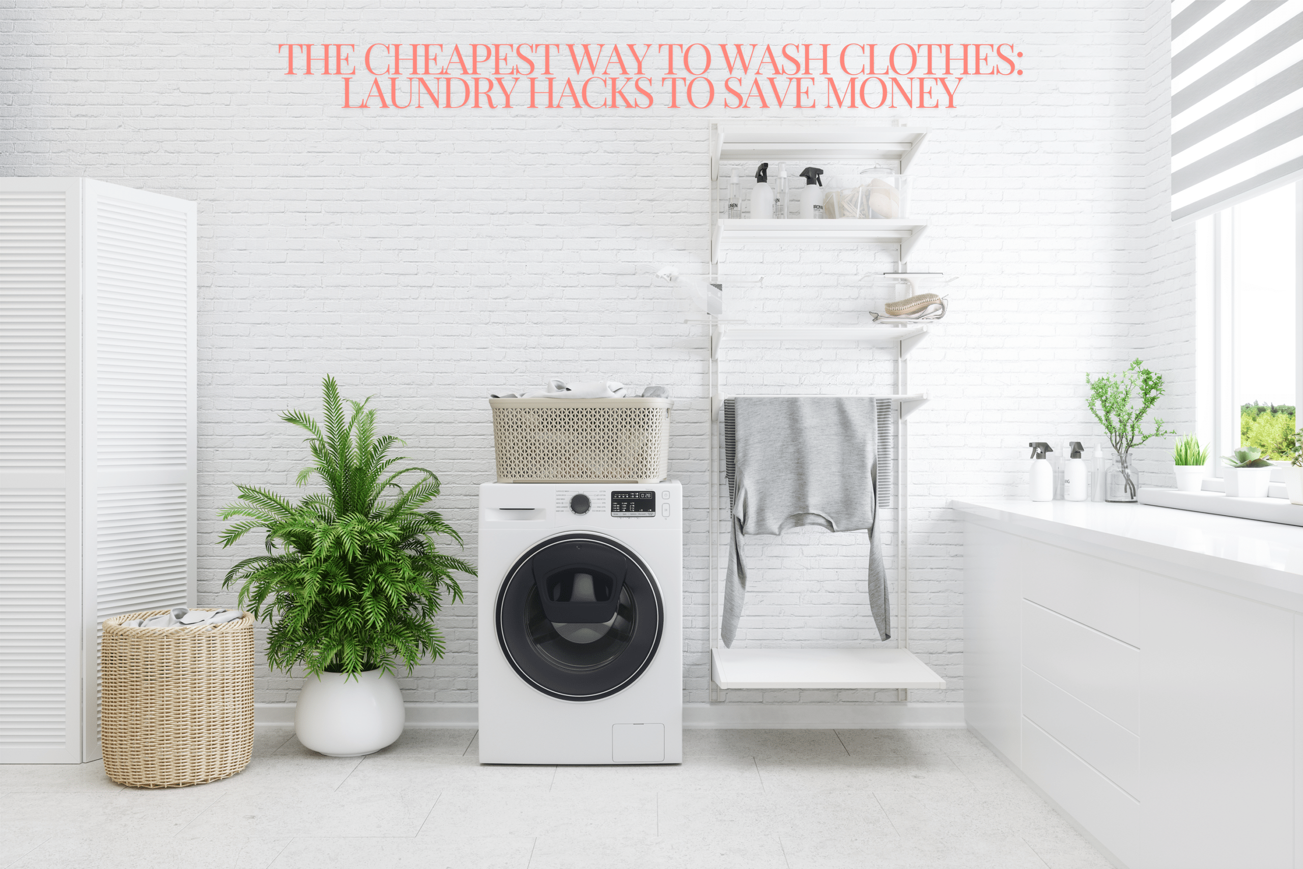 The Cheapest Way to Wash Clothes: Laundry Hacks to Save Money