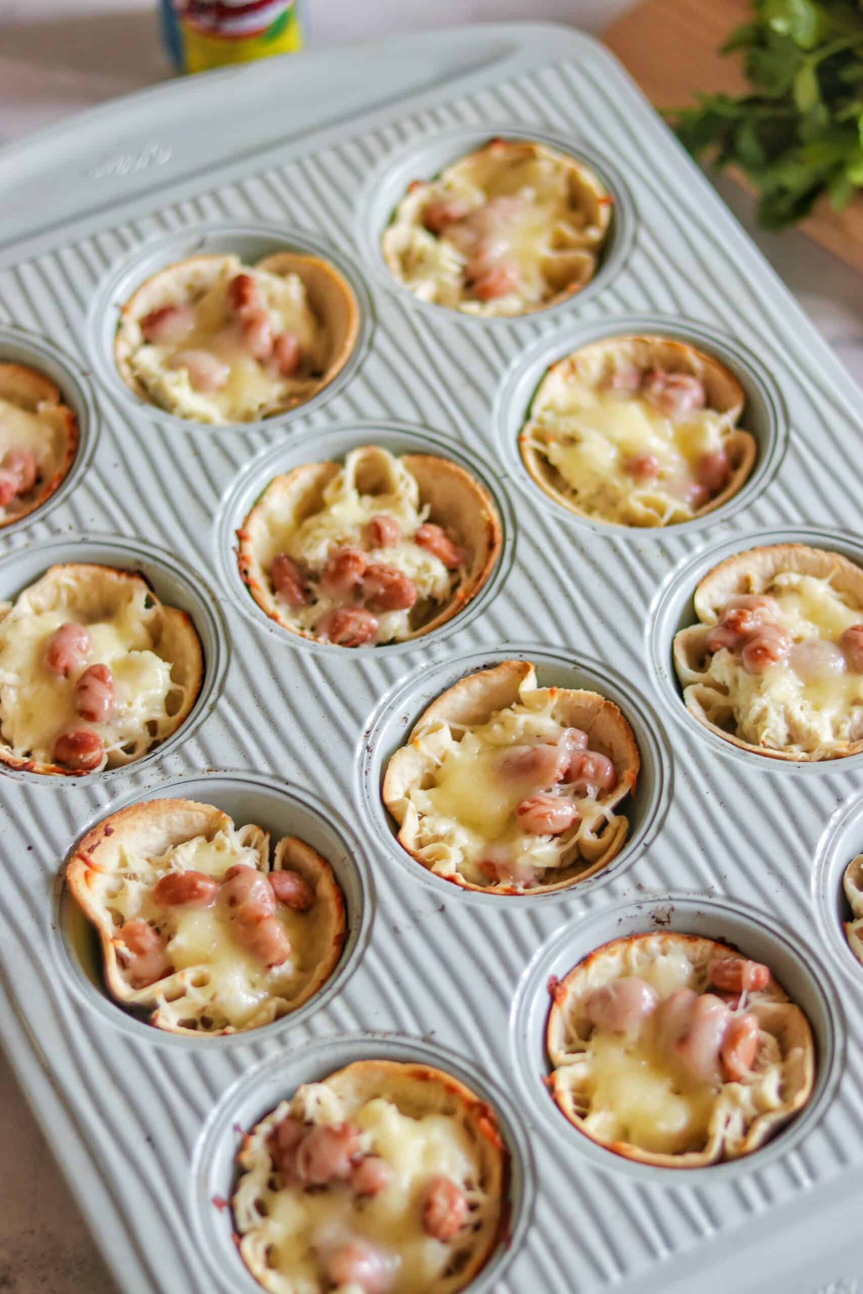 chicken taco cups recipe