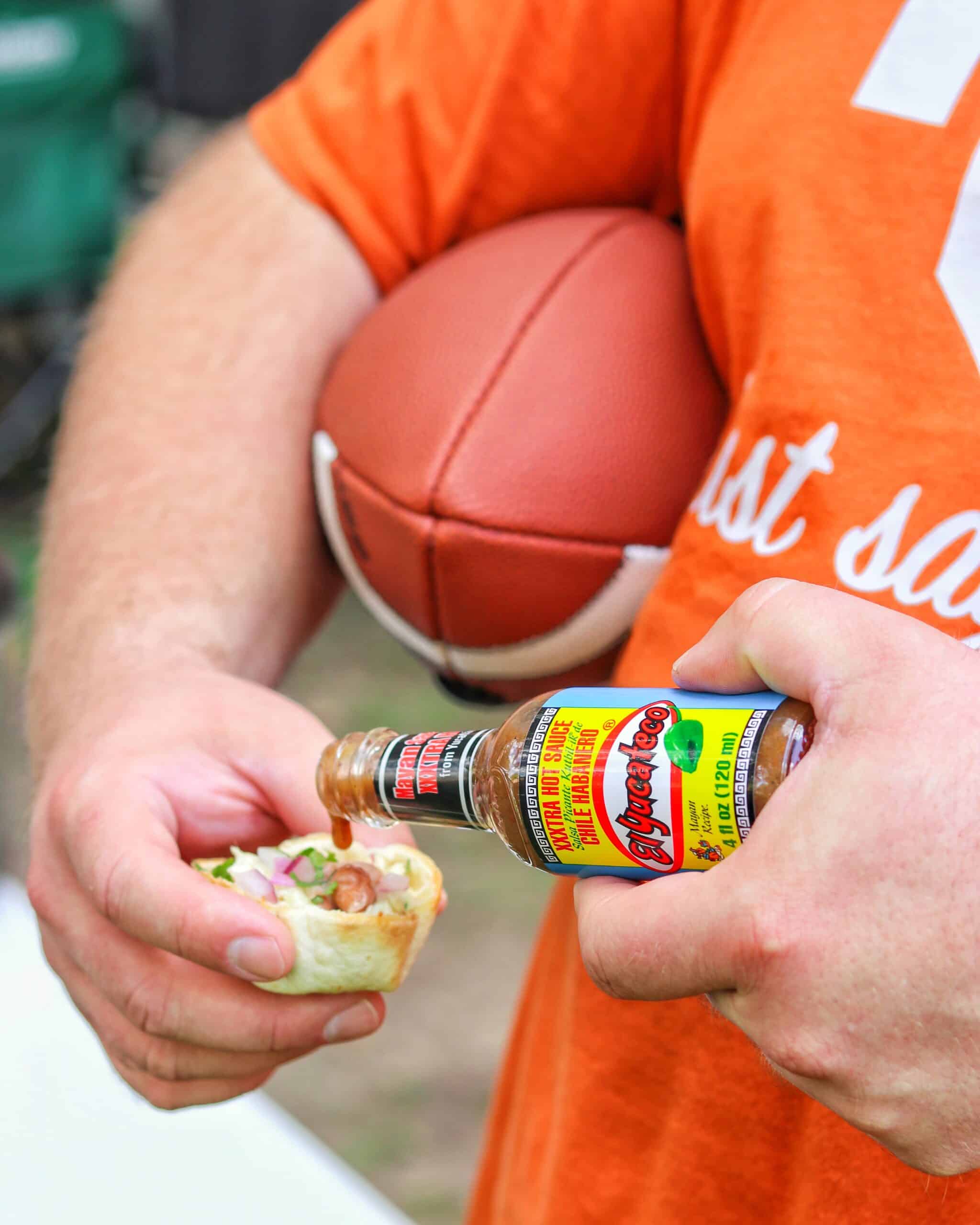 taco cups with tortillas