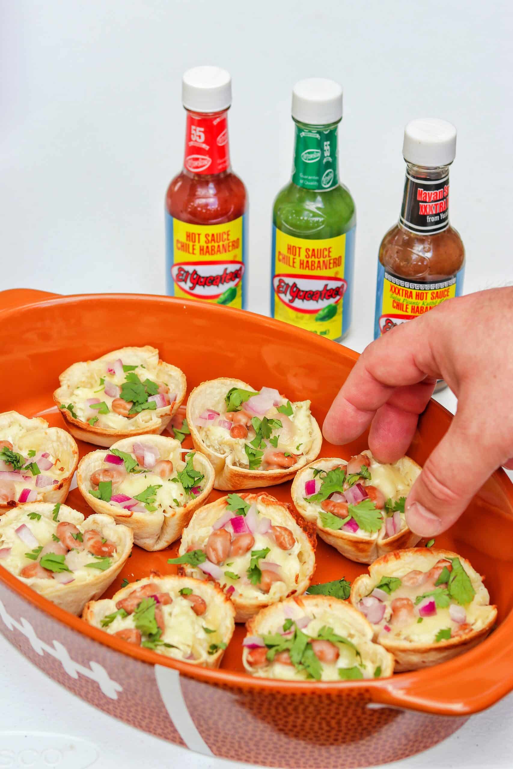 chicken taco cups recipe