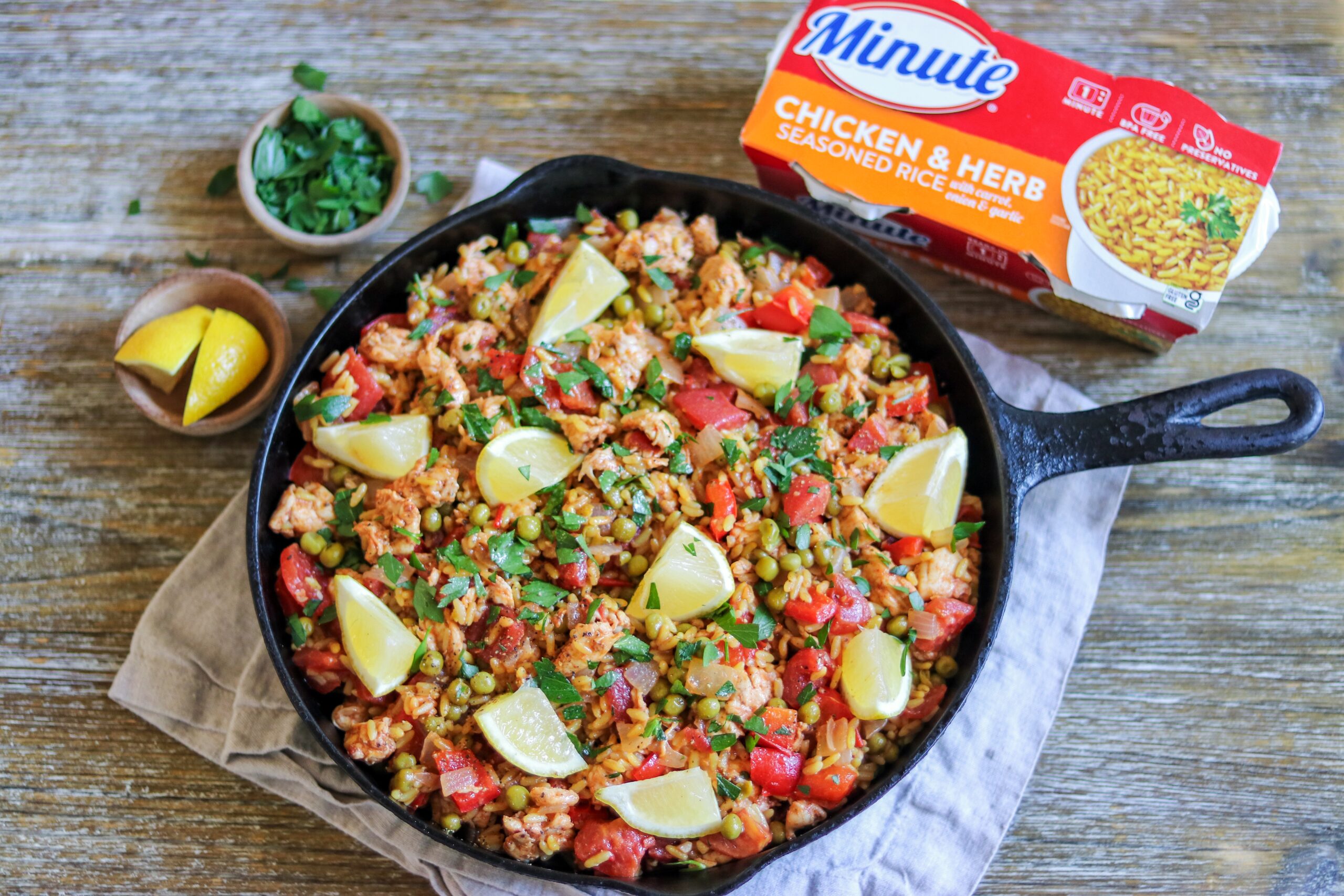 quick and easy chicken paella