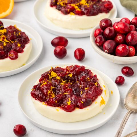 Cranberry-Orange Panna Cotta
