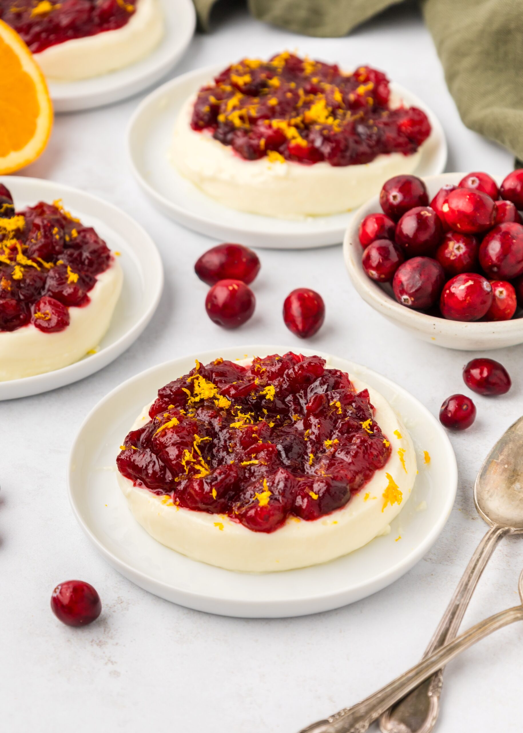 Cranberry-Orange Panna Cotta