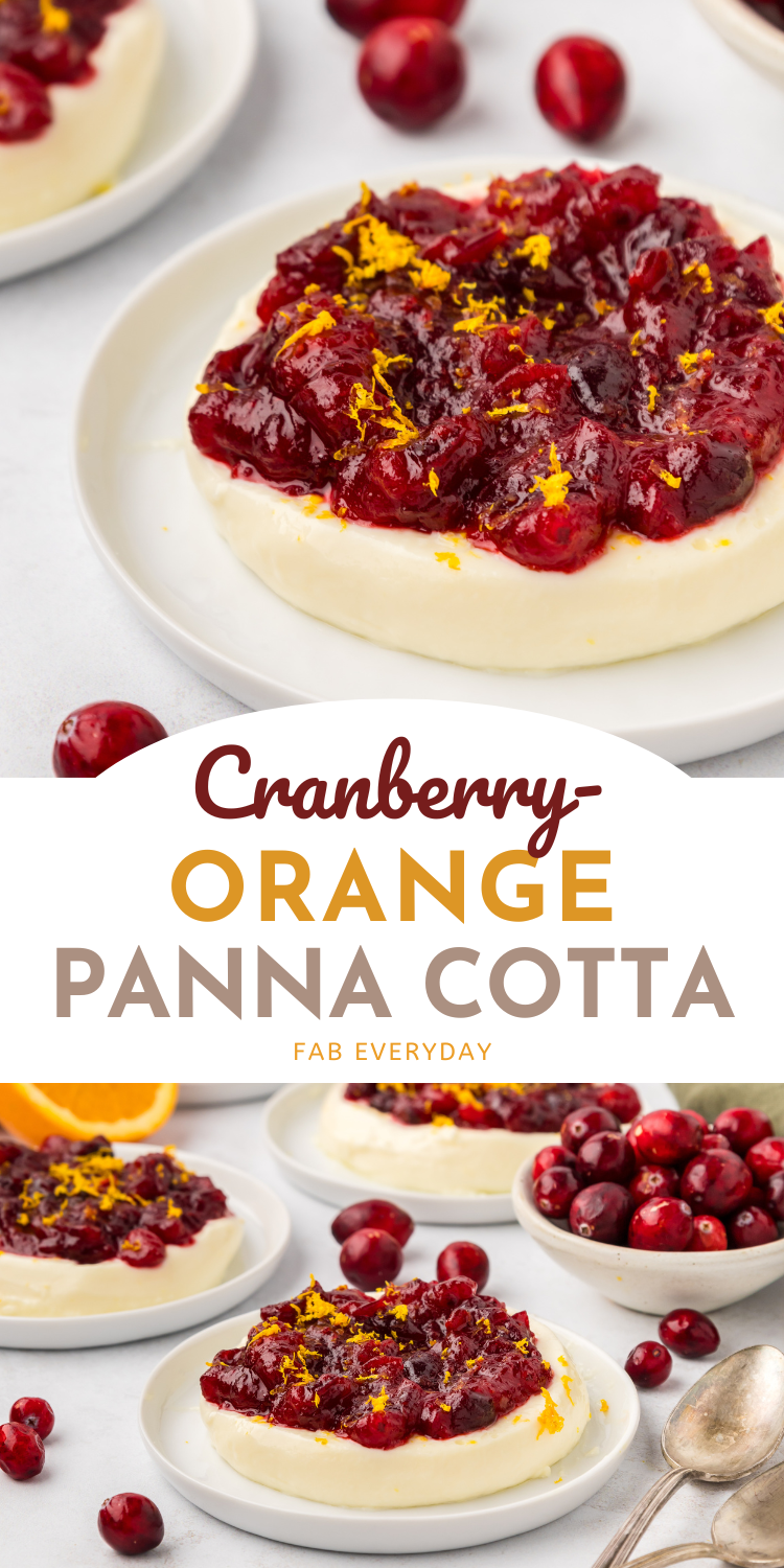 Cranberry-Orange Panna Cotta recipe