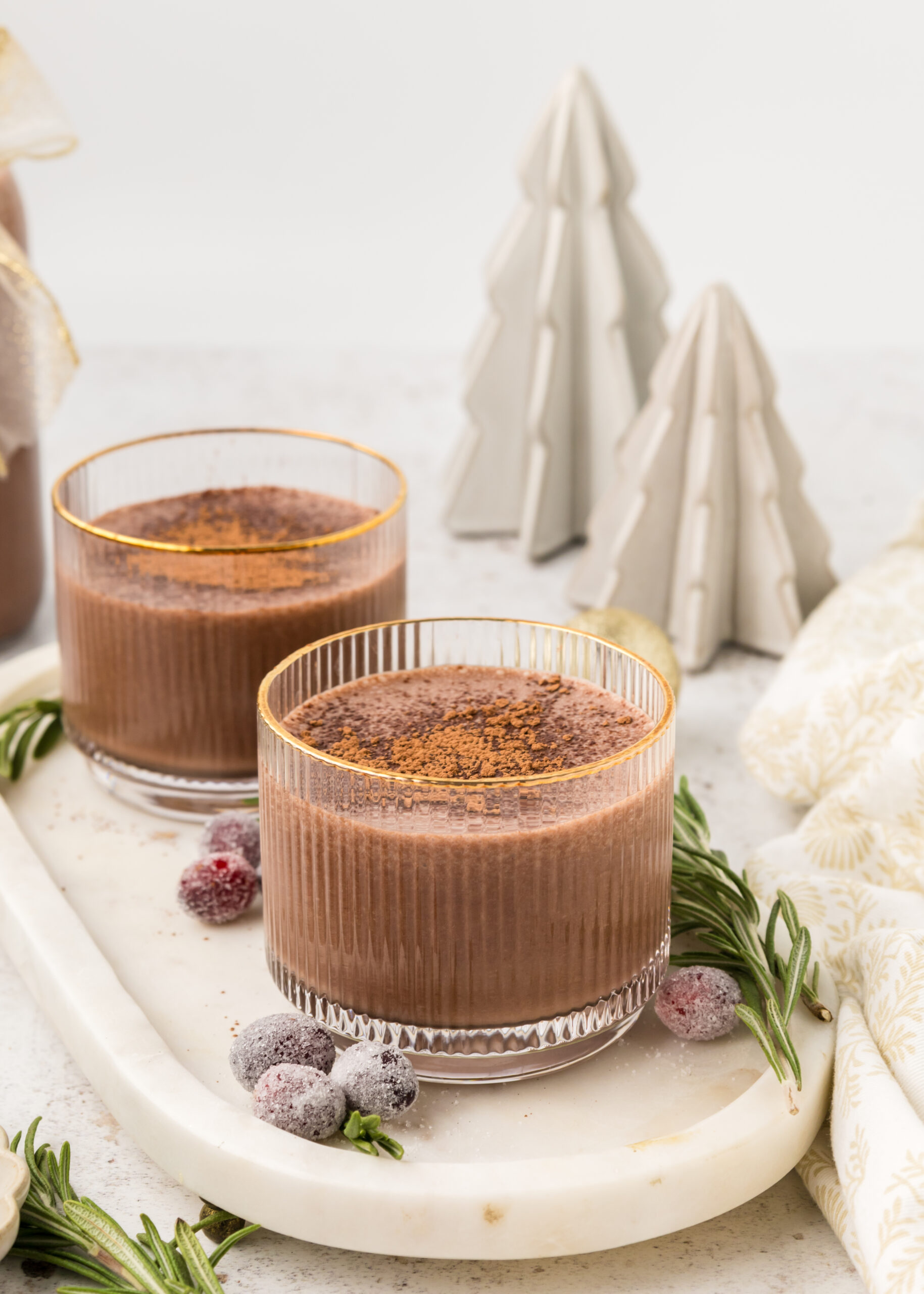 Puerto Rican coquito de chocolate
