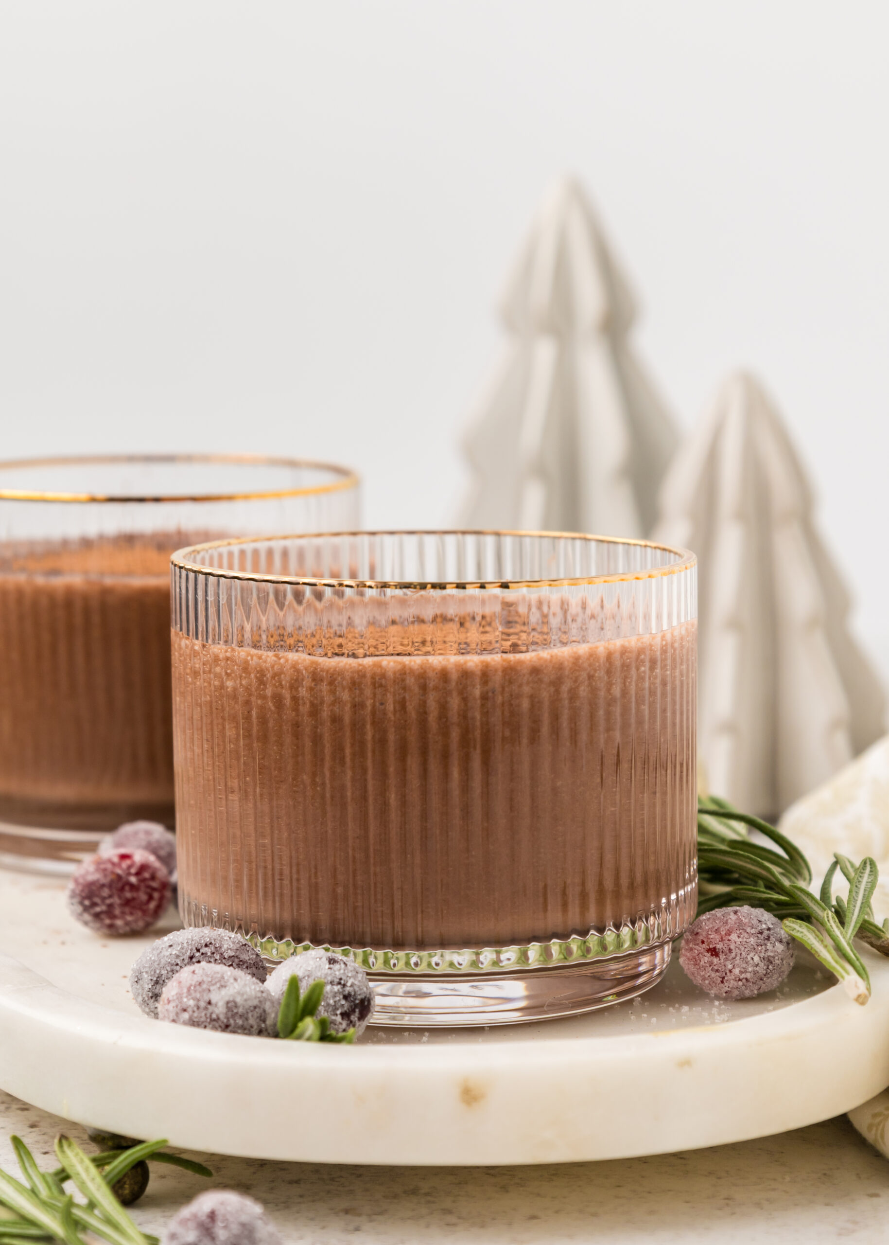 coquito chocolate drink