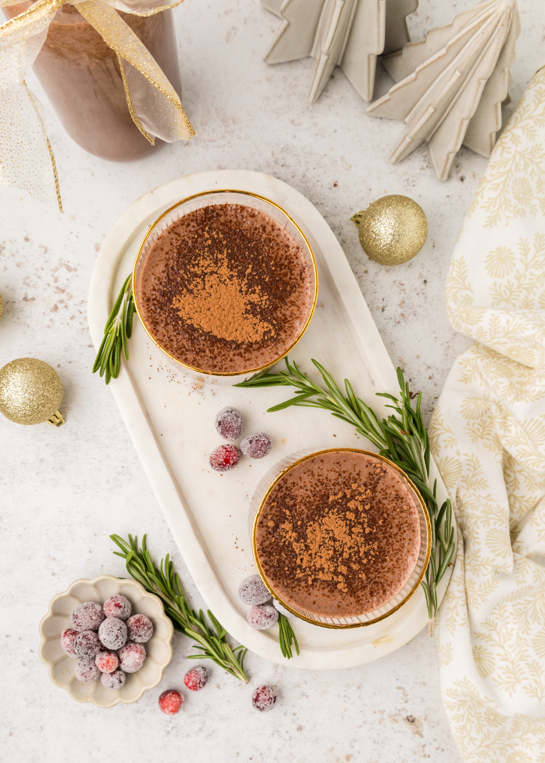 Chocolate Coquito recipe