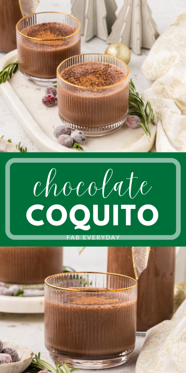 Chocolate Coquito Recipe (Coquito de Chocolate) - Fab Everyday