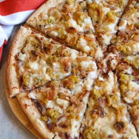 Leftover Thanksgiving Pizza