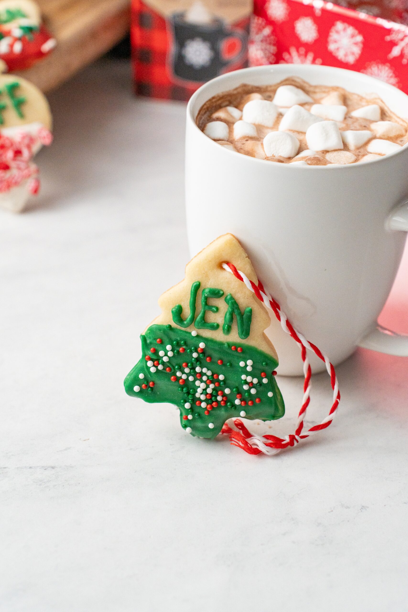 Christmas gift cookies