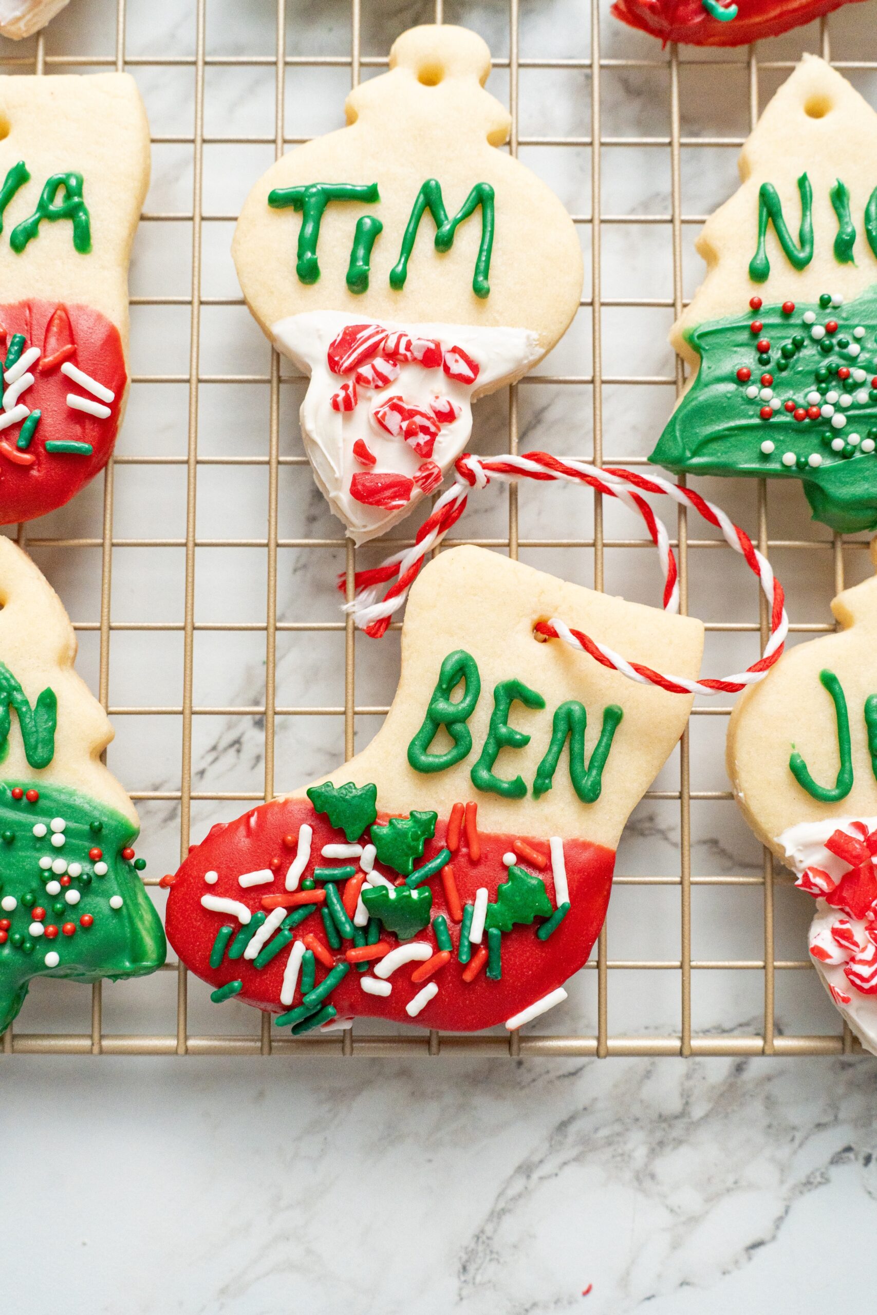 Gift Tag Cookies