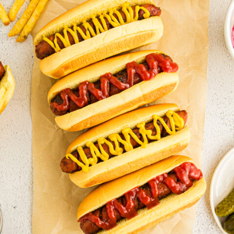 Curry Hot Dogs (seasoned frying pan hot dogs recipe)