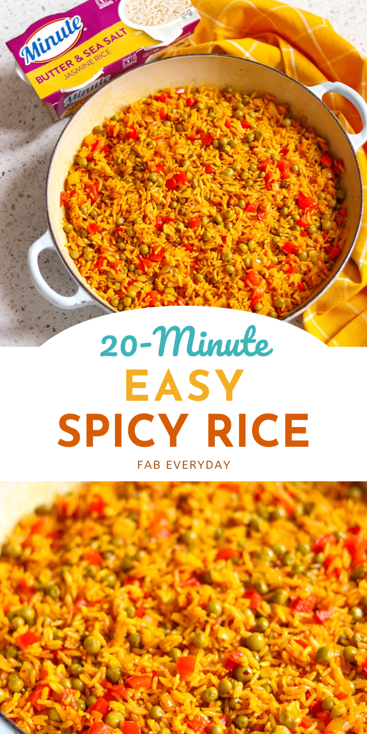 Easy Spicy Rice Recipe (20-Minute Minute Rice Cups Shortcut)