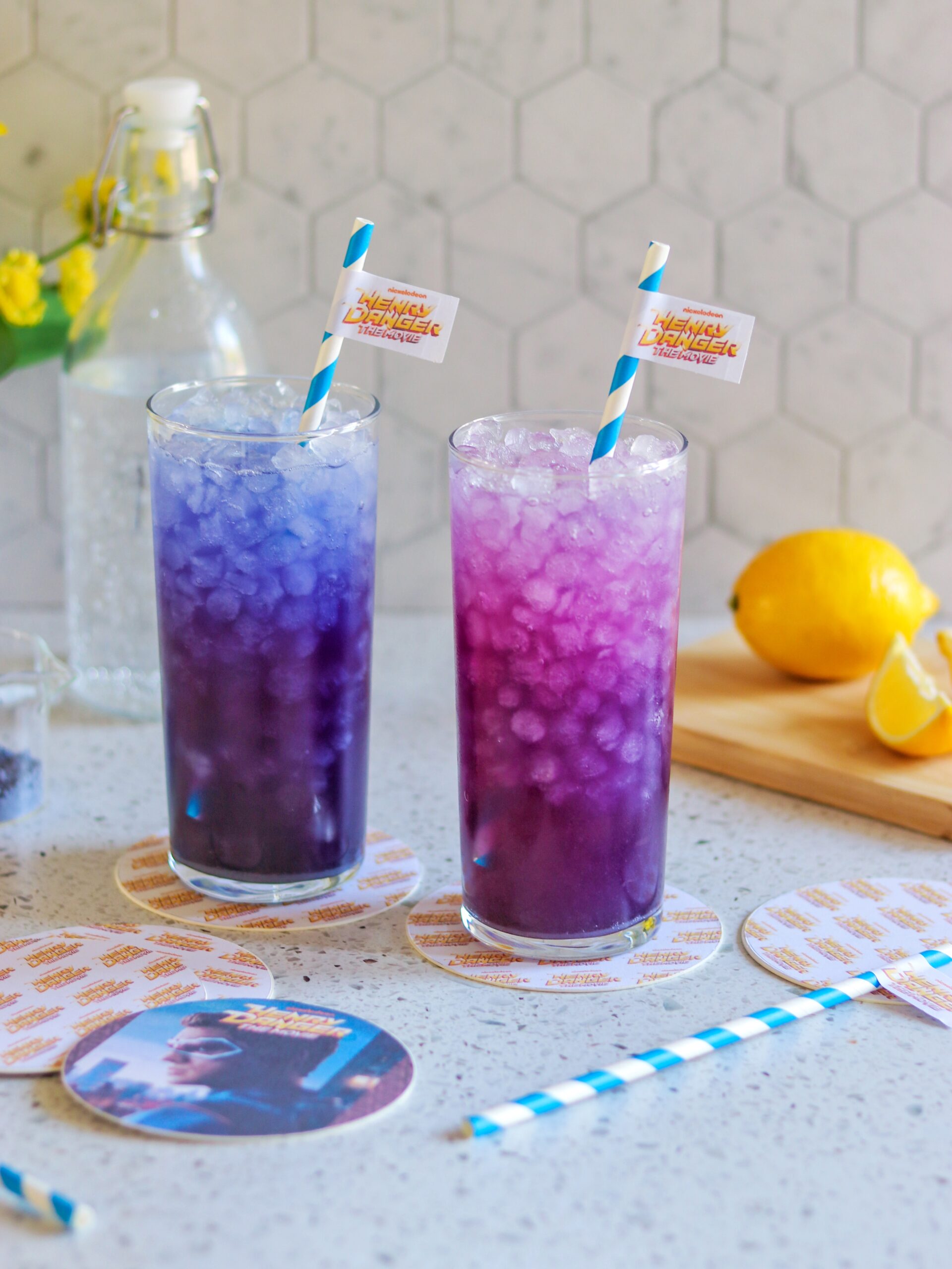 butterfly pea flower drink recipe (color changing drinks non alcoholic)