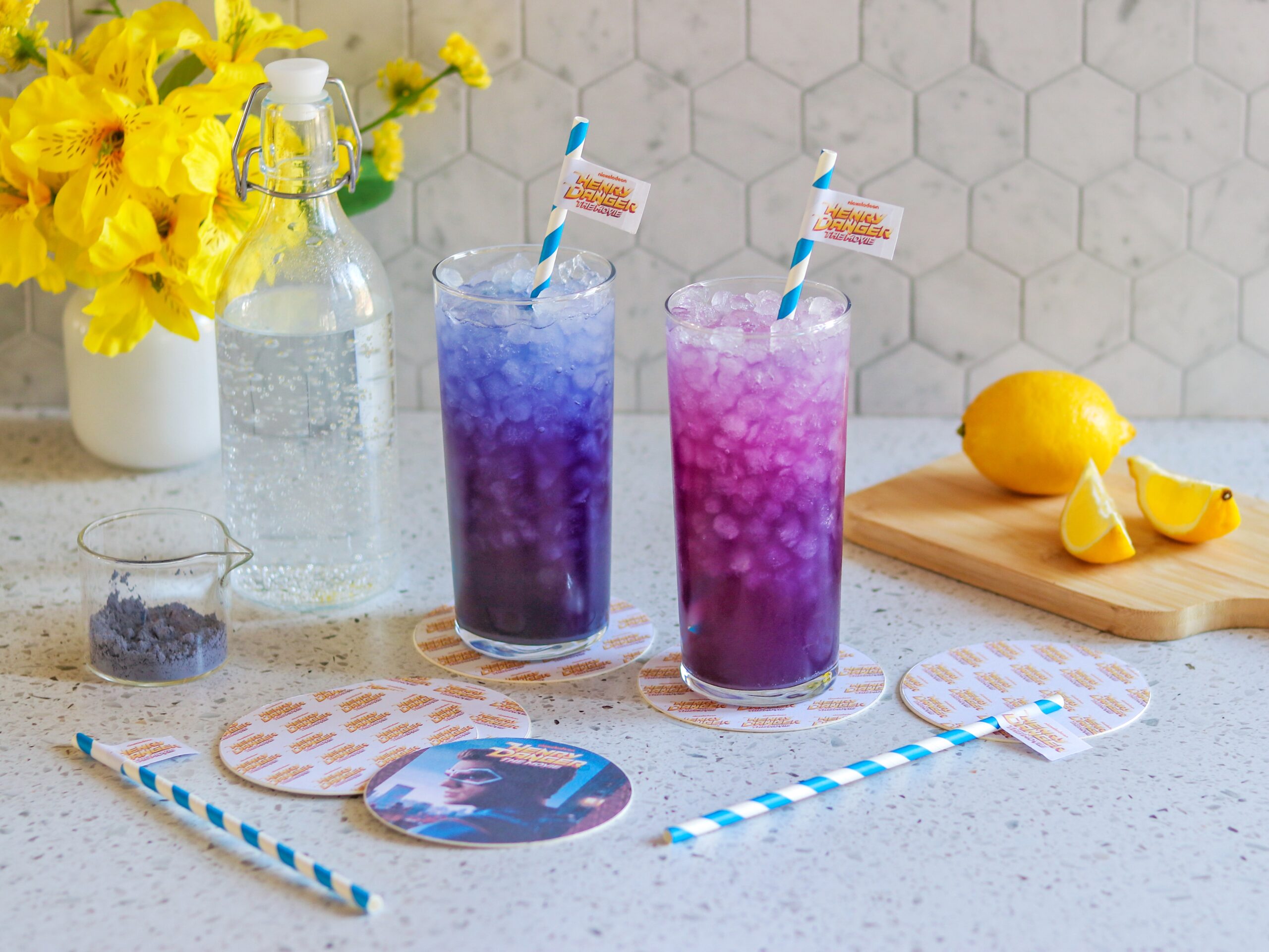 butterfly pea flower recipe: color changing drink